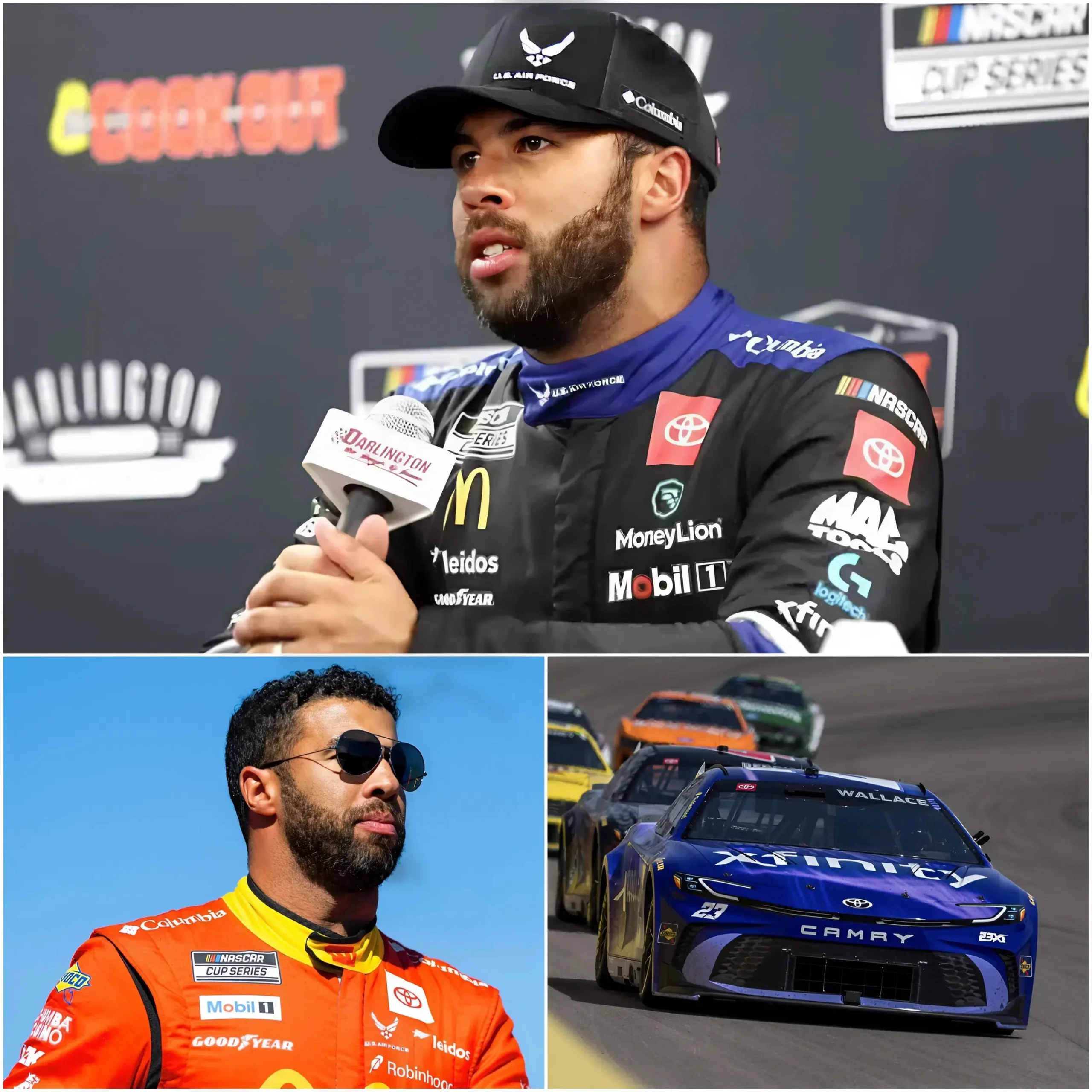 Cover Image for 🔴 “HE SAID IT STRAIGHT…” — At 32 years old, Bubba Wallace has just made a surprising decision that no one in the NASCAR world expected… not retirement, not slowing down, but a bold project that could change everything for the 2026 season.
