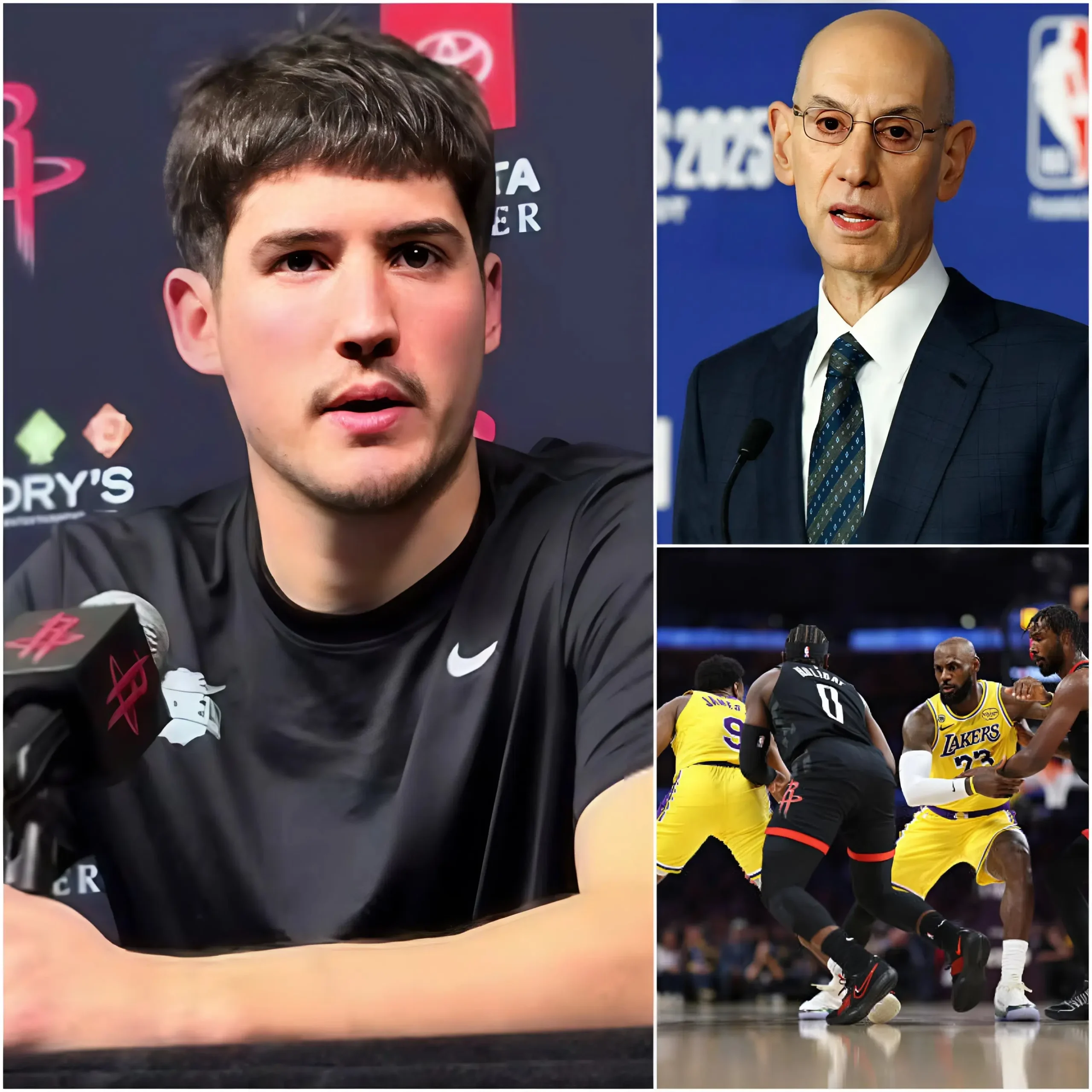 Cover Image for 🚨 “THE 2026 PLAYOFFS ARE OVER!” A HISTORIC OUTBURST FROM REED SHEPPARD! 🚨 The entire NBA world has been shaken! Reed Sheppard has blown the lid off everything, accusing a disgusting corruption network of allegedly operating behind the scenes. 😱🔥