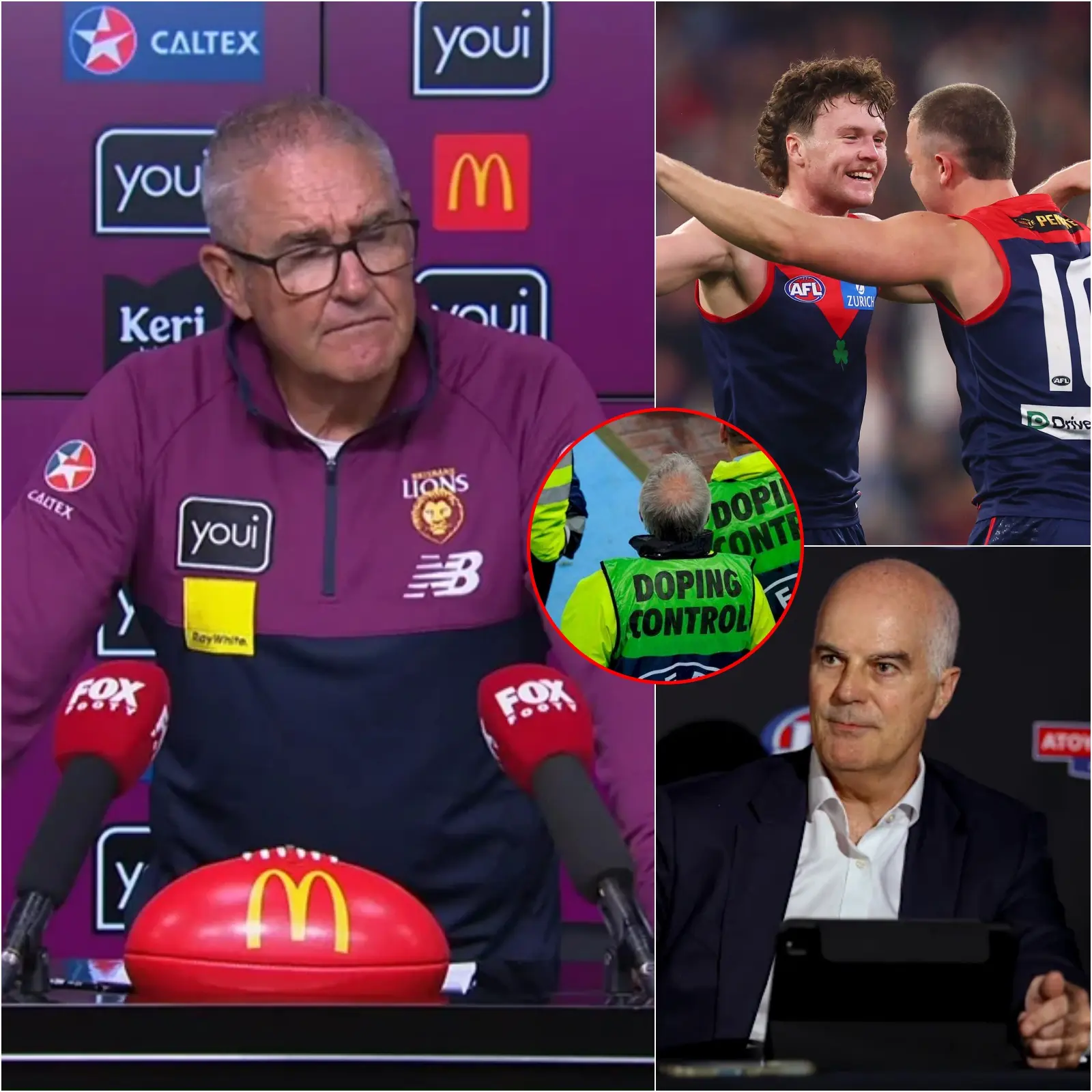Cover Image for Following a close 102-104 loss to the Melbourne Demons, Lions coach Chris Fagan caused a stir when he publicly called for the AFL to conduct further testing of Harvey Langford