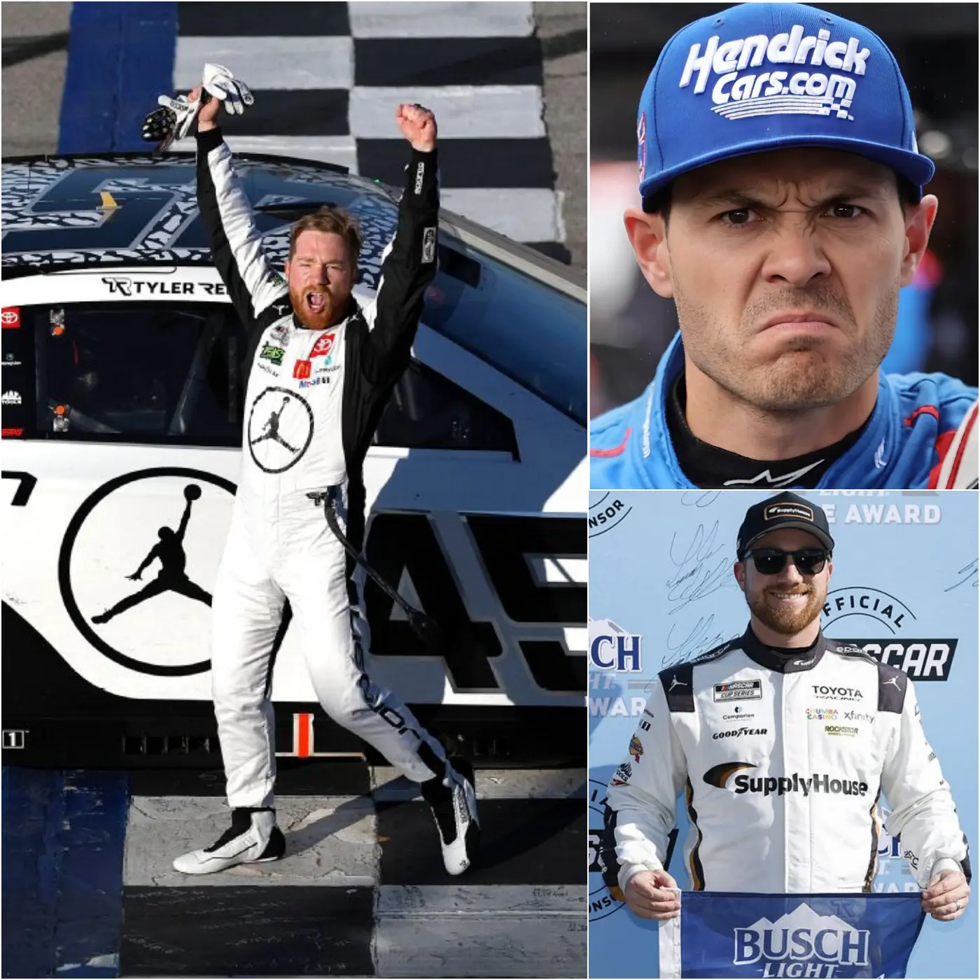Cover Image for “IF THEY WANT Tyler Reddick to win at all costs, just give them the national championship trophy and don’t make us play these meaningless races anymore.”