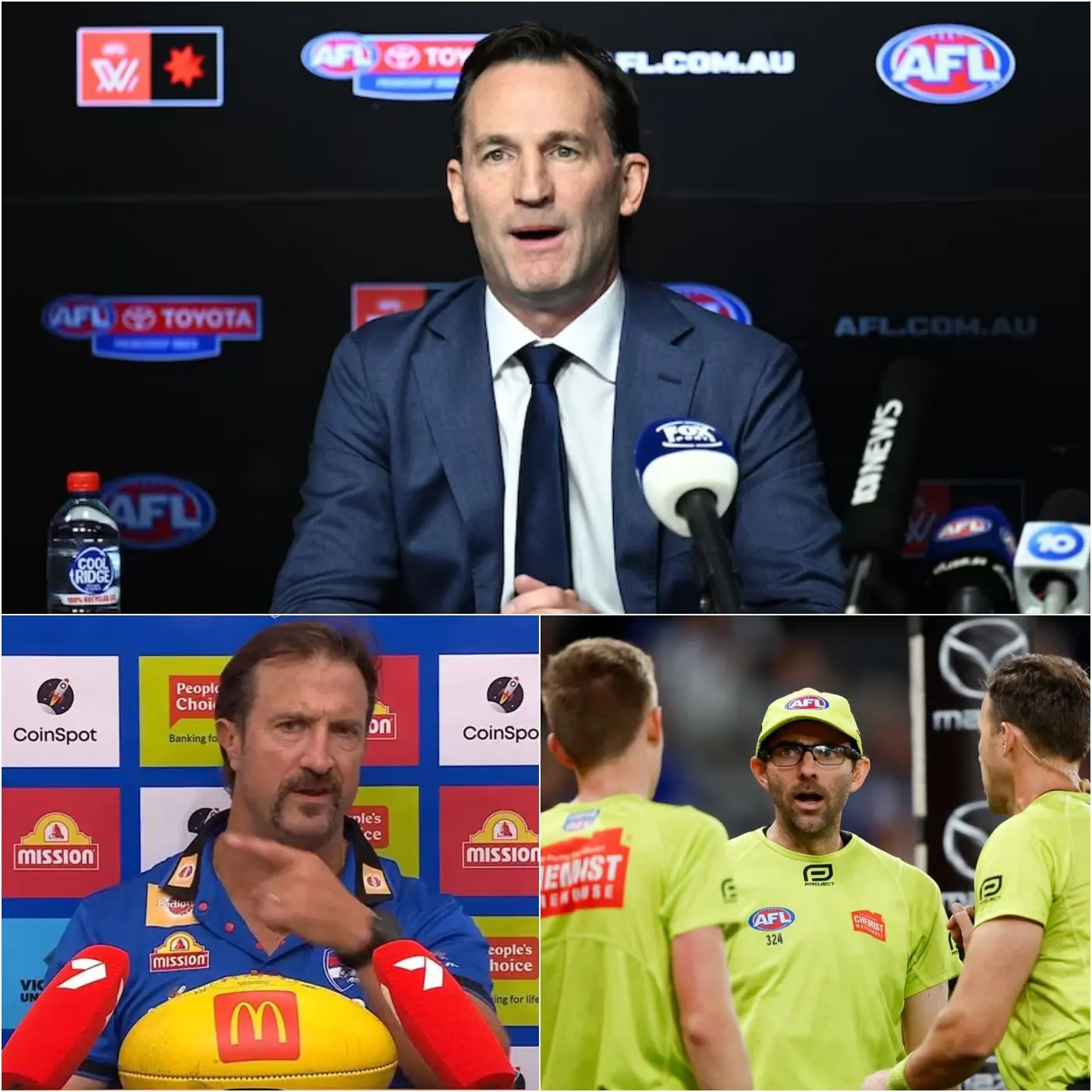 Cover Image for 🚨 “THIS SHOULD NEVER HAVE HAPPENED — WE OWE THEM EVERYTHING!” — AFL CEO Andrew Dillon has officially apologized to Western Bulldogs players and coaching staff after the crushing 56–131 loss to Geelong