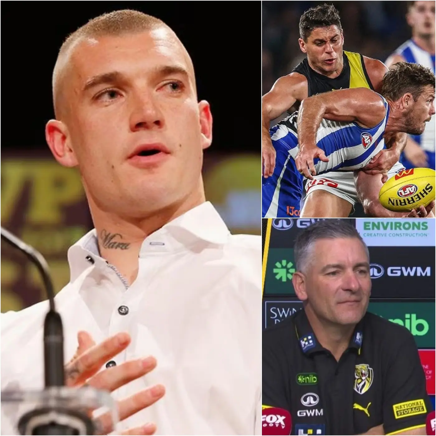 Cover Image for “SICK OF SUMMING THEM UP” 😡 Former Richmond rugby player Dustin Martin is tired of repeating the same things after the Richmond Tigers suffered their sixth consecutive loss…