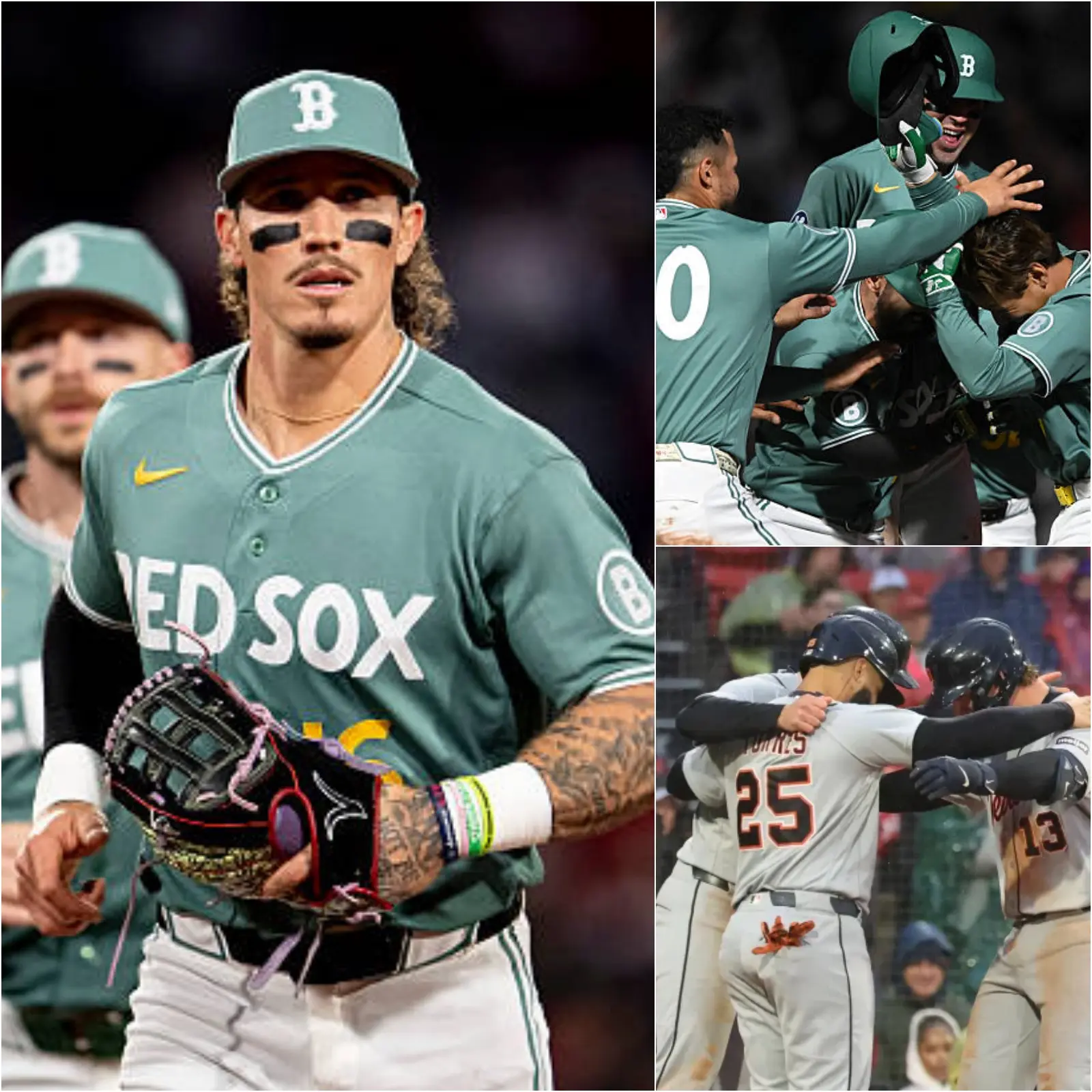 Cover Image for “Clearly, the Detroit Tigers were favored.” – Jarren Duran strongly criticized the refereeing team, accusing them of bias towards the Tigers in the final minutes of the game.