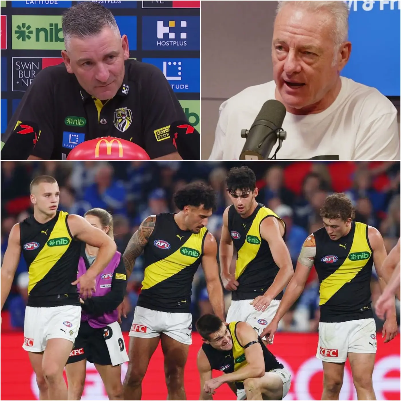 Cover Image for 🚨 “SHUT UP, OLD MAN! WHAT RIGHT DO YOU HAVE TO TALK TO ME LIKE THAT?!” According to sources, Richmond head coach Adem Yze was abruptly interrupted during a live television broadcast when sports commentator Dwayne Russell made a sarcastic remark to Yze