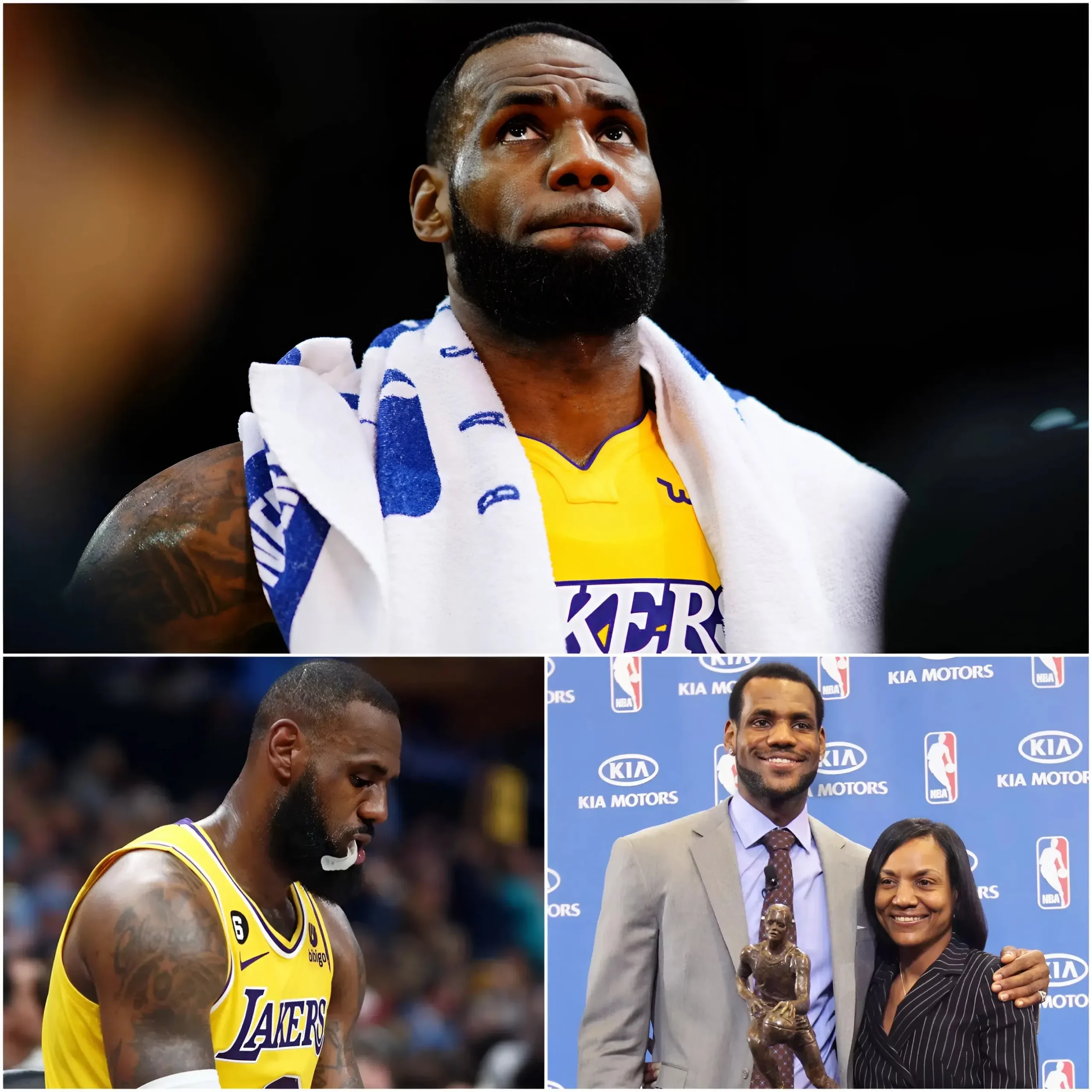 Cover Image for 💔 SAD NEWS: Twenty minutes ago, the Los Angeles Lakers club expressed their deepest support for LeBron James. Right now, his mother is… 😱👇