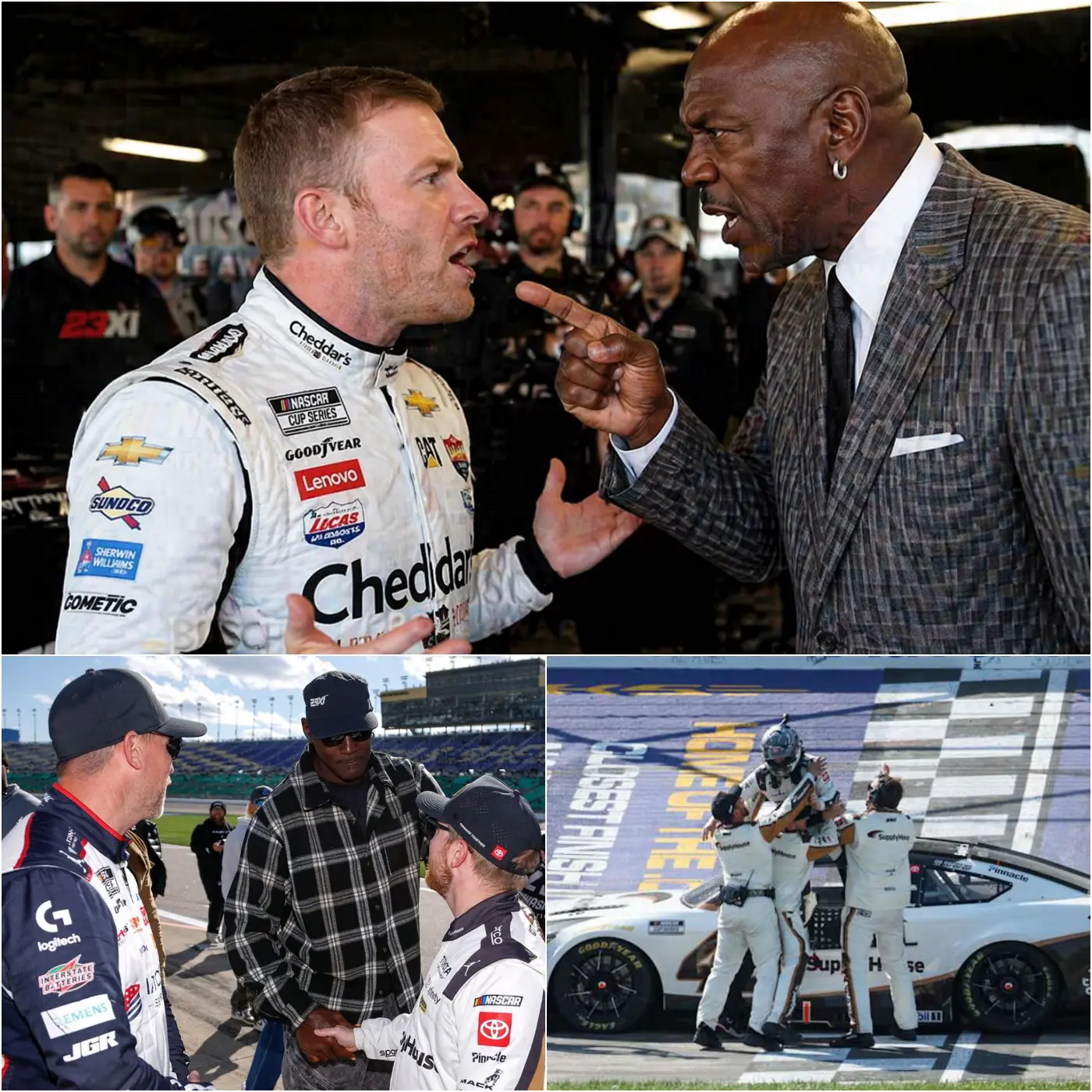 Cover Image for “Shut up, Barbie.” 🚨 Tyler Reddick sent shockwaves through the racing world when he called Michael Jordan a “NASCAR puppet” during a live post-race interview, criticizing him for his obsession with power and disastrous failures at 23XI Racing, following controversial and wasteful strategic decisions for the 2026 season.