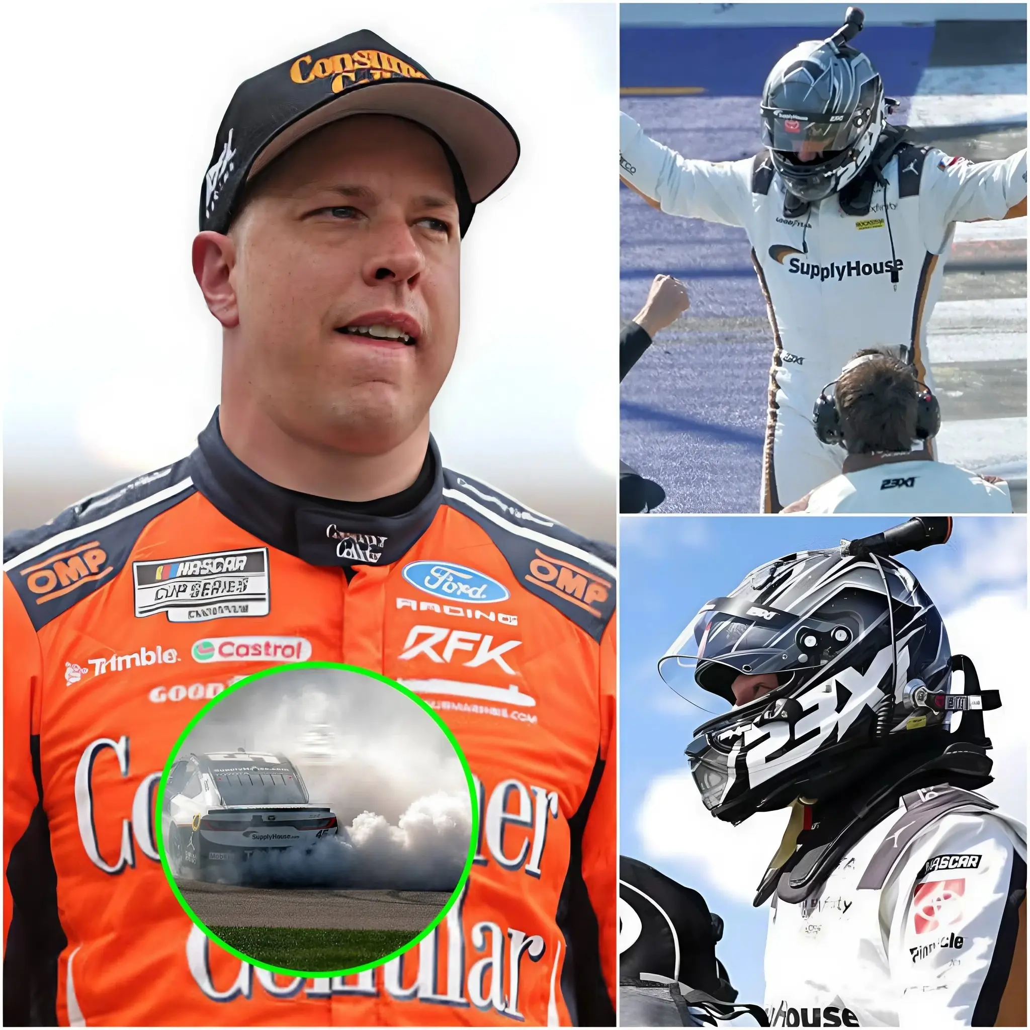 Cover Image for 🚨 “HE IS A CHEATER!” In a shocking development, Brad Keselowski officially filed a complaint with race officials, accusing Tyler Reddick and the Toyota team of using a “non-standard” car setup, allegedly designed to manipulate airflow and tire grip.