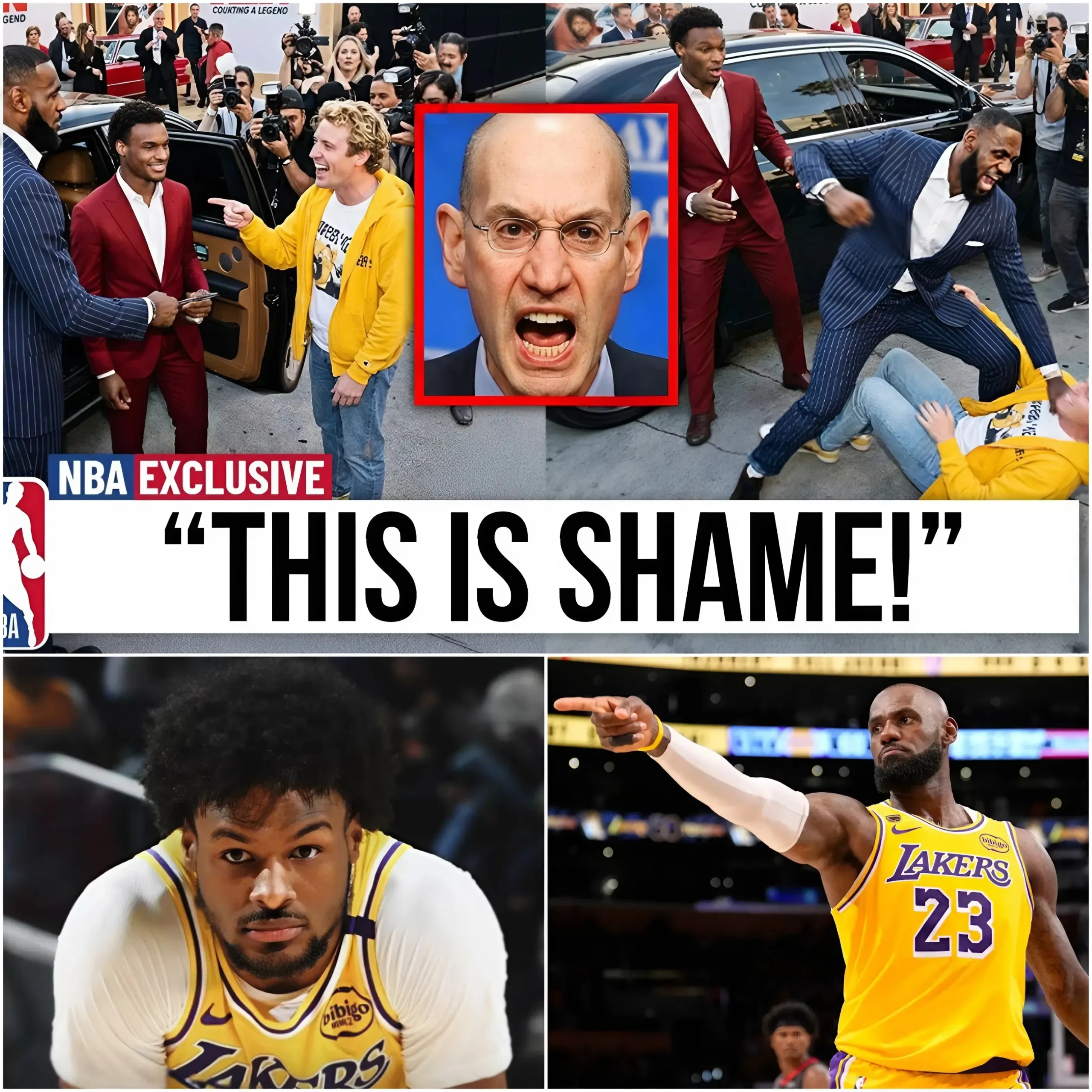 Cover Image for 🏀 LEBRON JAMES SUSPENDED AFTER CONFRONTATION WITH FANS TAUNTING BRONNY — DRAMA ERUPTS ON COURT 😳🔥