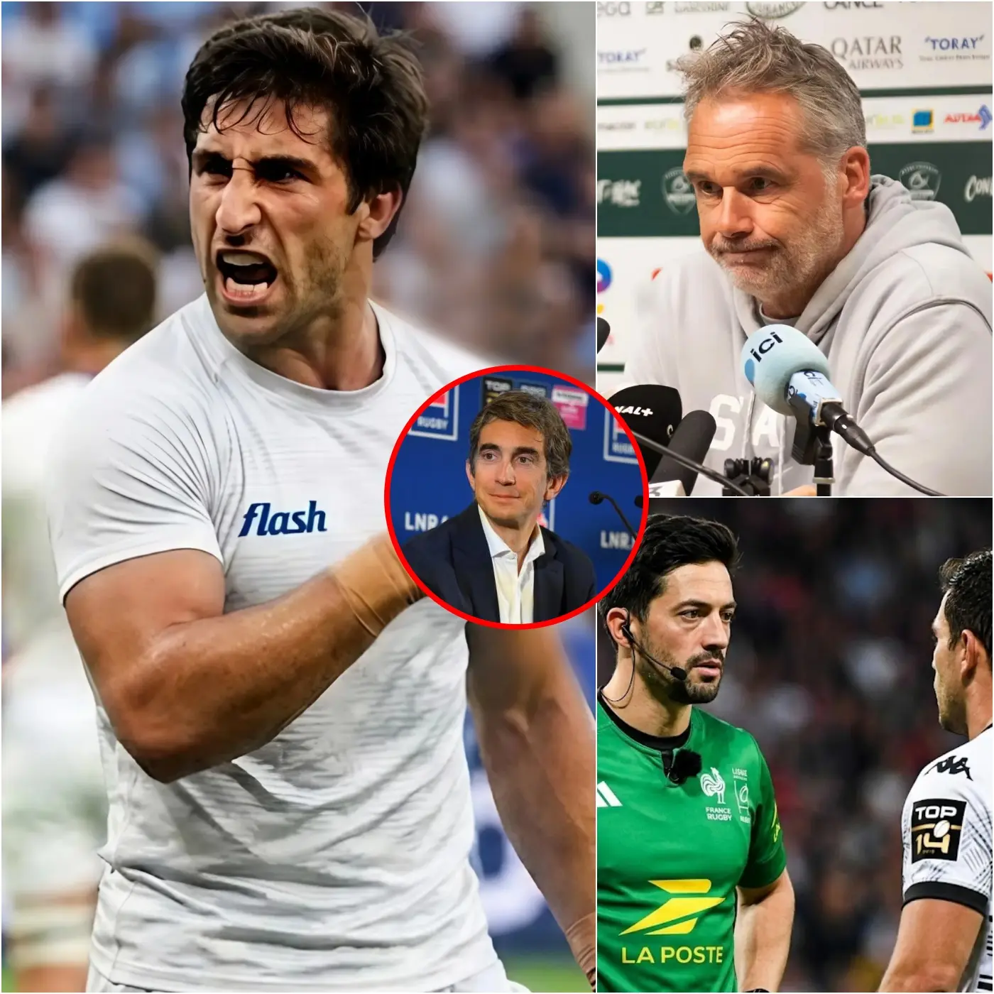 Cover Image for “C’EST INJUSTE ! JE VEUX UN ARBITRE NEUTRE” 🚨 Santiago Arata vient de déposer officiellement une plainte auprès de la LNR (Fédération Nationale Française de Rugby), demandant une enquête sur l’intégrité de l’arbitre Rozier