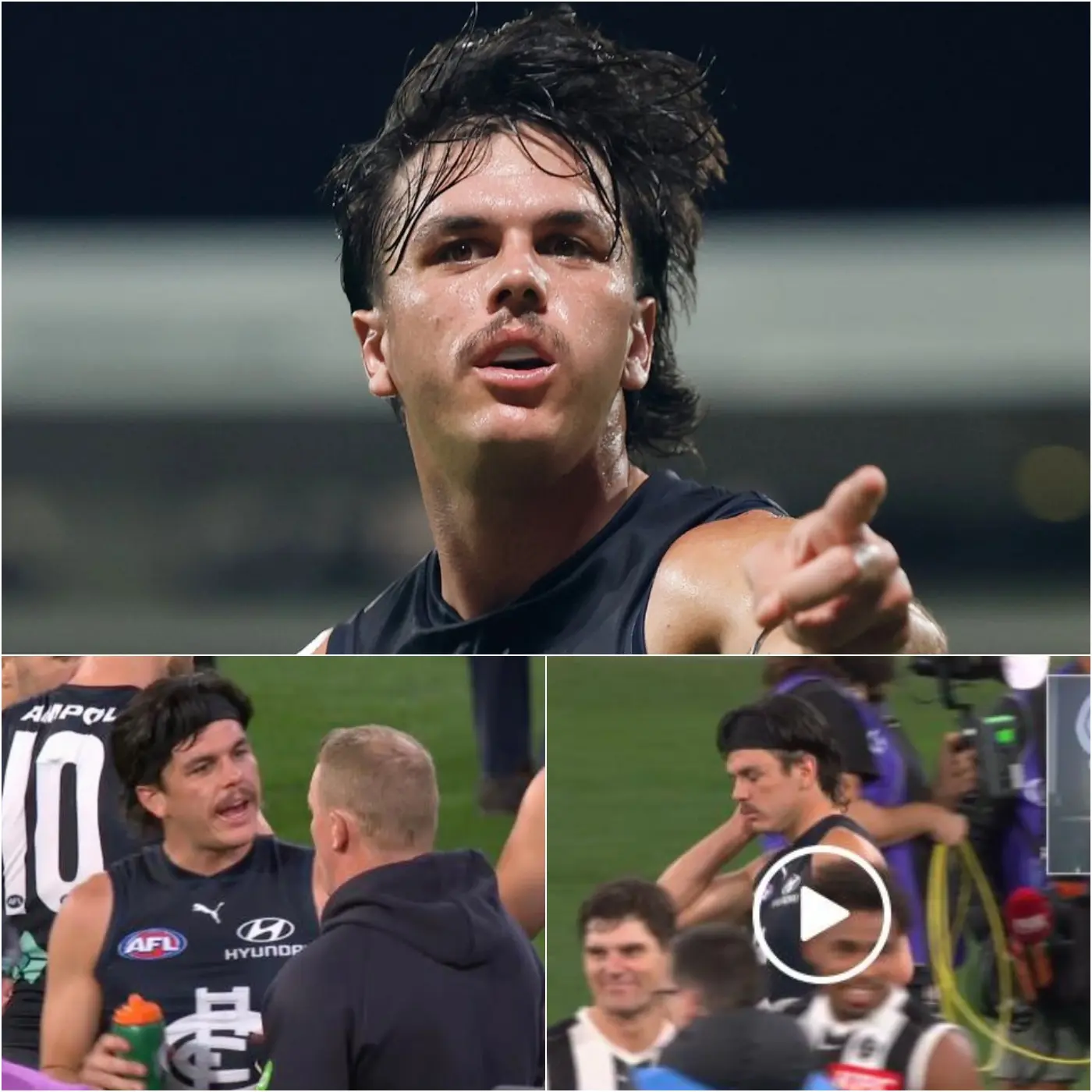 Cover Image for 💥 “AT LAST, THE TRUTH HAS COME TO LIGHT!” — Stunning revelations surrounding Elijah Hollands have now surfaced… — as insiders disclose new claims from Collingwood players in the wake of Carlton’s Thursday night loss to the Magpies 😲👇