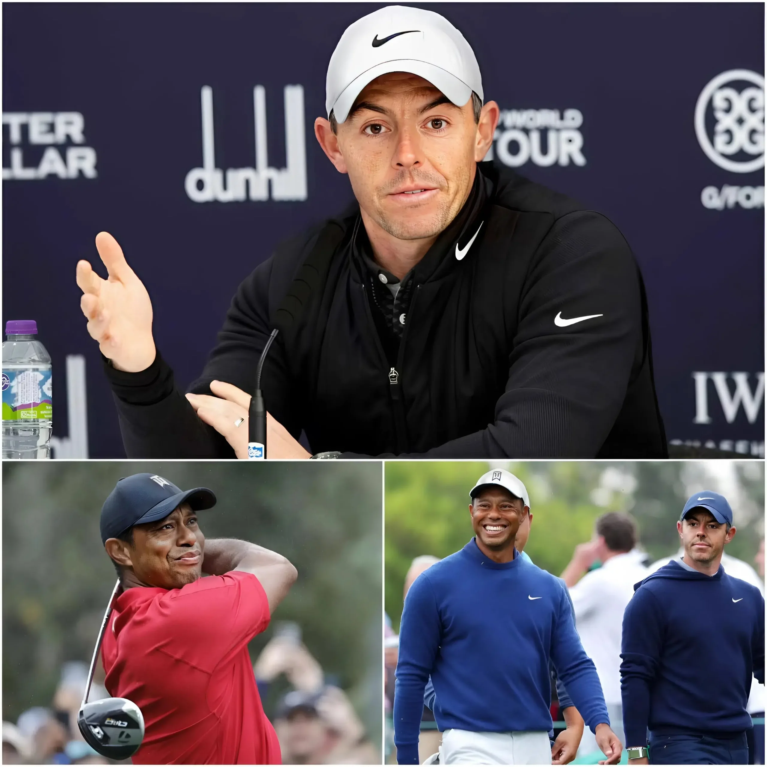Cover Image for 😢“WE MISS YOU, TIGER…” In an emotional moment that touched the entire golf world, Rory McIlroy delivered a heartfelt message as Tiger Woods missed the 2026 Masters. The Northern Irishman’s voice trembled slightly, echoing the collective heartache of fans who grew up watching Tiger’s dominance.