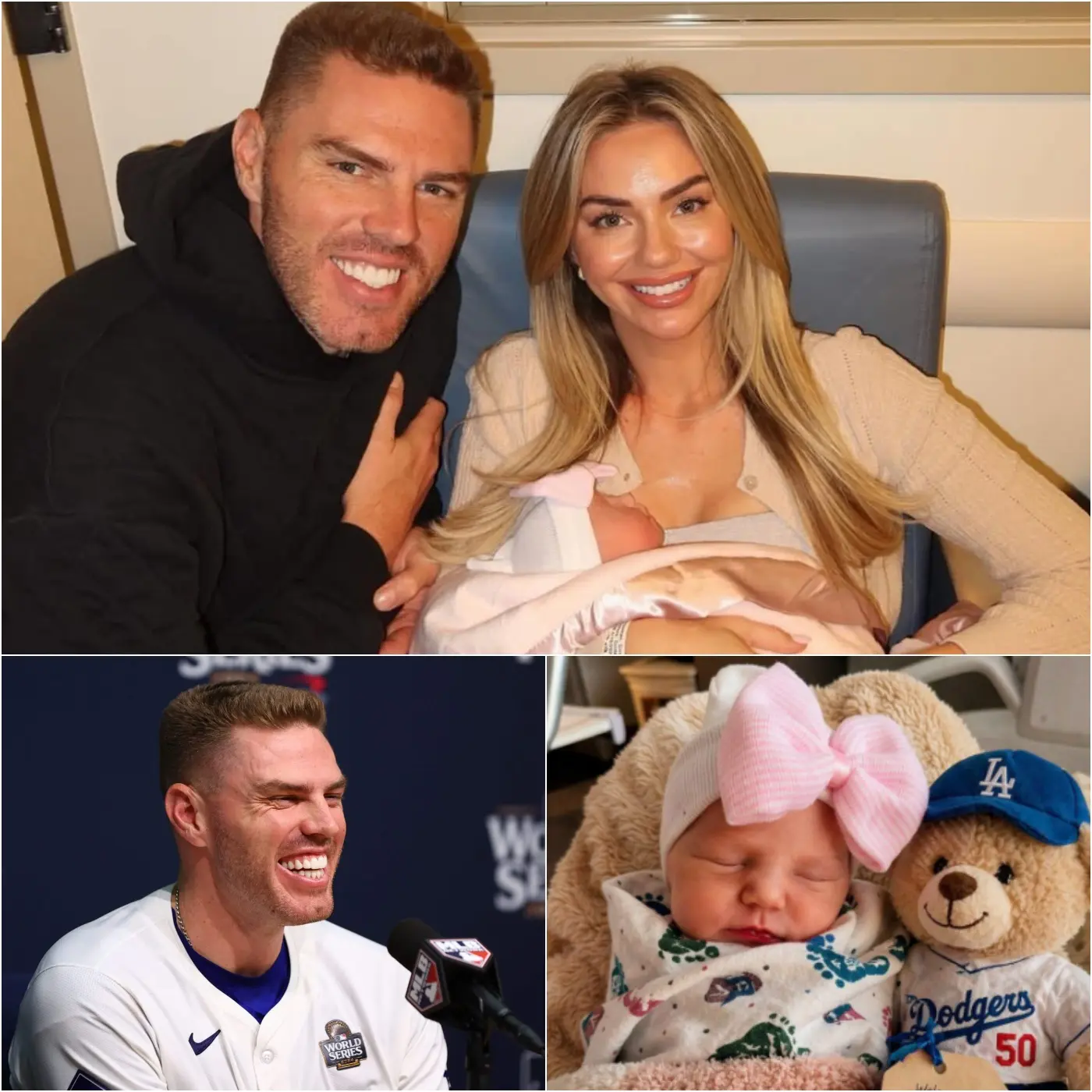 Cover Image for BREAKING: Freddie Freeman And Chelsea Welcome First Daughter After A Long And Tearful Journey With Fertility – “A Family Miracle” In Los Angeles