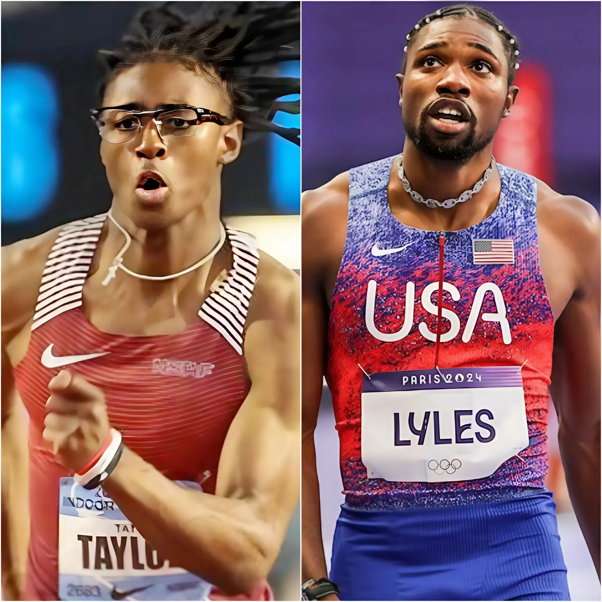 Cover Image for 🚨 “The Cold-Faced Assassin” Tate Taylor Officially Shatters Noah Lyles’ National Record: An Unbelievable Performance Executed with Effortless Ease That Has Completely Transformed the Upcoming “Race of Death”!