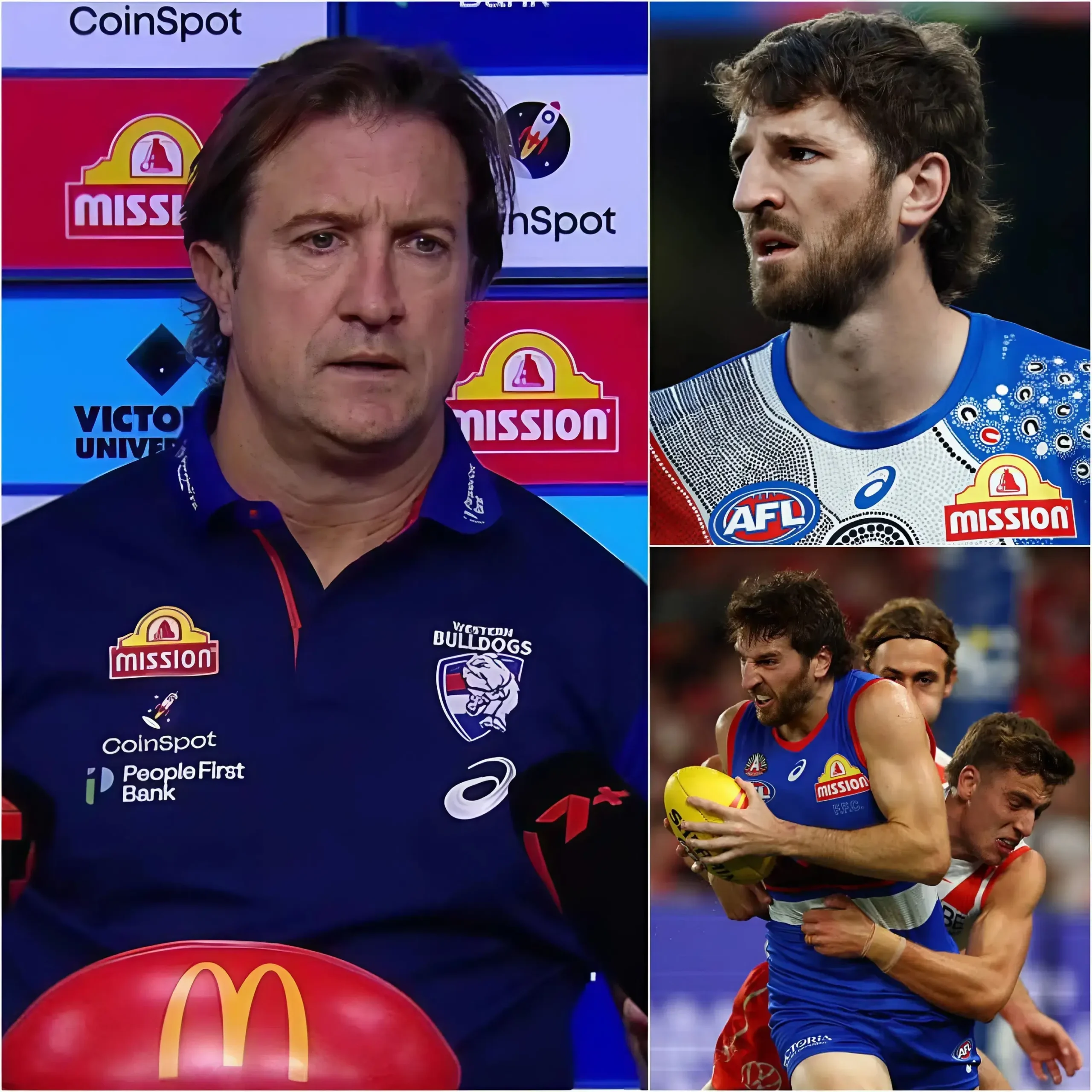 Cover Image for BREAKING NEWS 30 MINUTES AGO: Coach Luke Beveridge has just revealed the heartbreaking reason why the players, especially Marcus Bontempelli, couldn’t perform at 100%, leading to a shocking 60-126 loss to Sydney Swans.