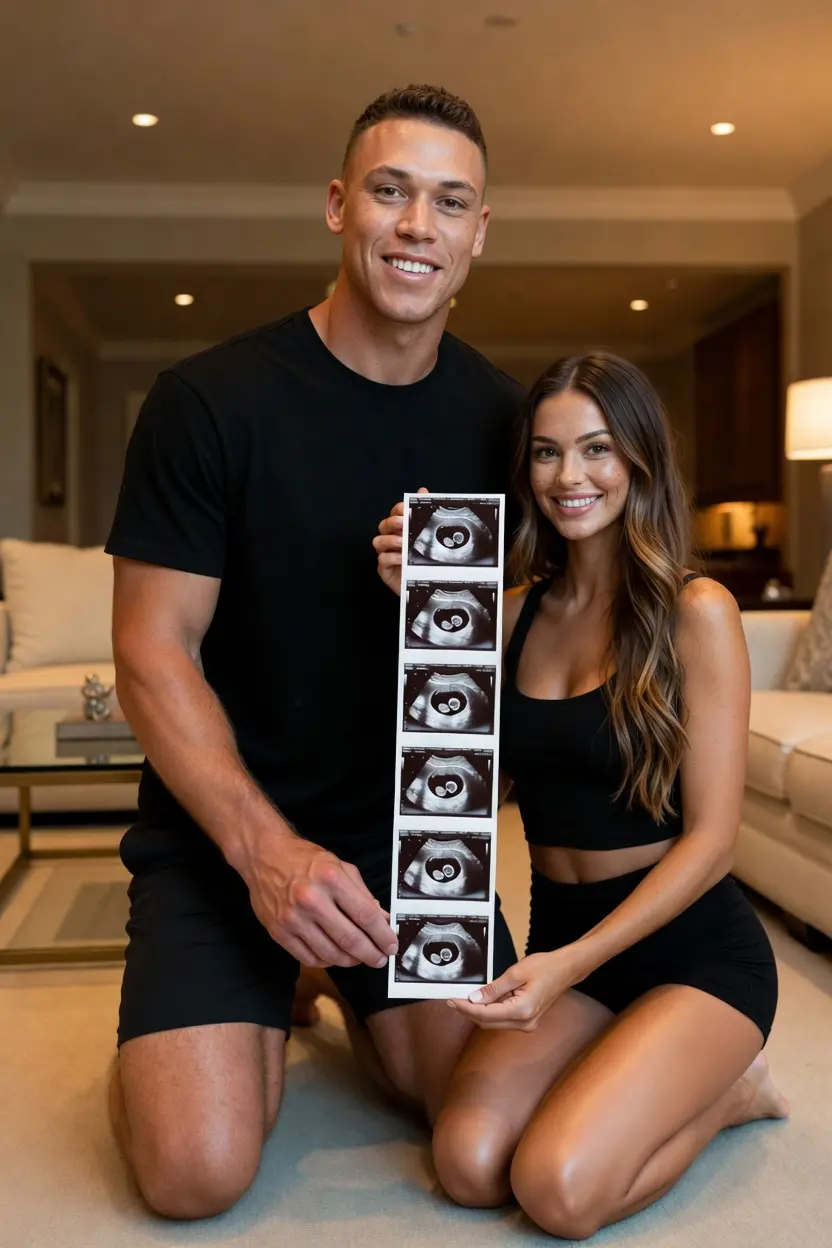 Cover Image for “WE’RE HAVING ANOTHER BABY!” Just days after his emotional and hard-fought victory with the New York Yankees, Aaron Judge has stunned the baseball world with the most beautiful news imaginable: he and his wife, Samantha Judge, are expecting their second child.