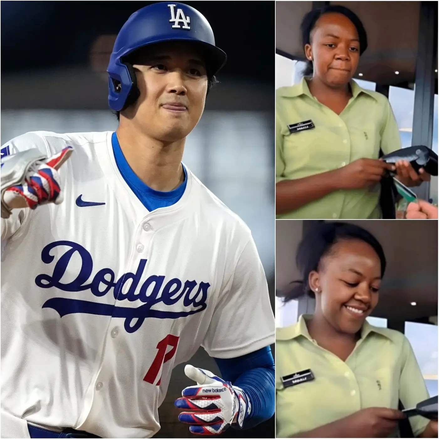 Cover Image for GOOD NEWS: A Black waitress was fired for helping Shohei Ohtani of the Los Angeles Dodgers — but the next day, she received the biggest shock of her life.