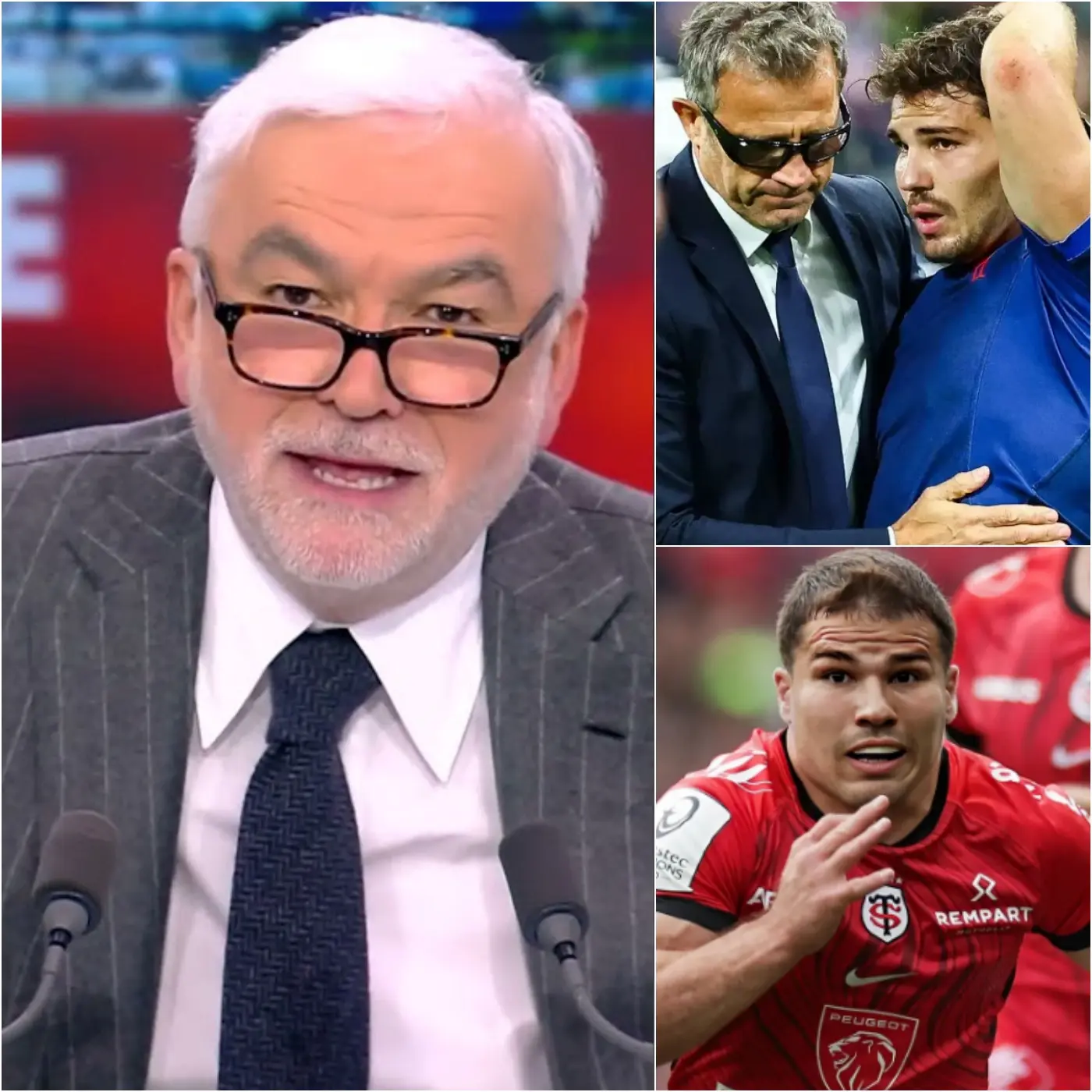 Cover Image for « Franchement, la façon dont sa vie privée a été scrutée est une honte pour tout le rugby », a déclaré Pascal Praud, brisant le silence pour défendre publiquement Antoine Dupont et condamnant ce qu’il a qualifié de profonde injustice dans le rugby moderne suite à son exclusion récente de l’European Rugby Cup 2026
