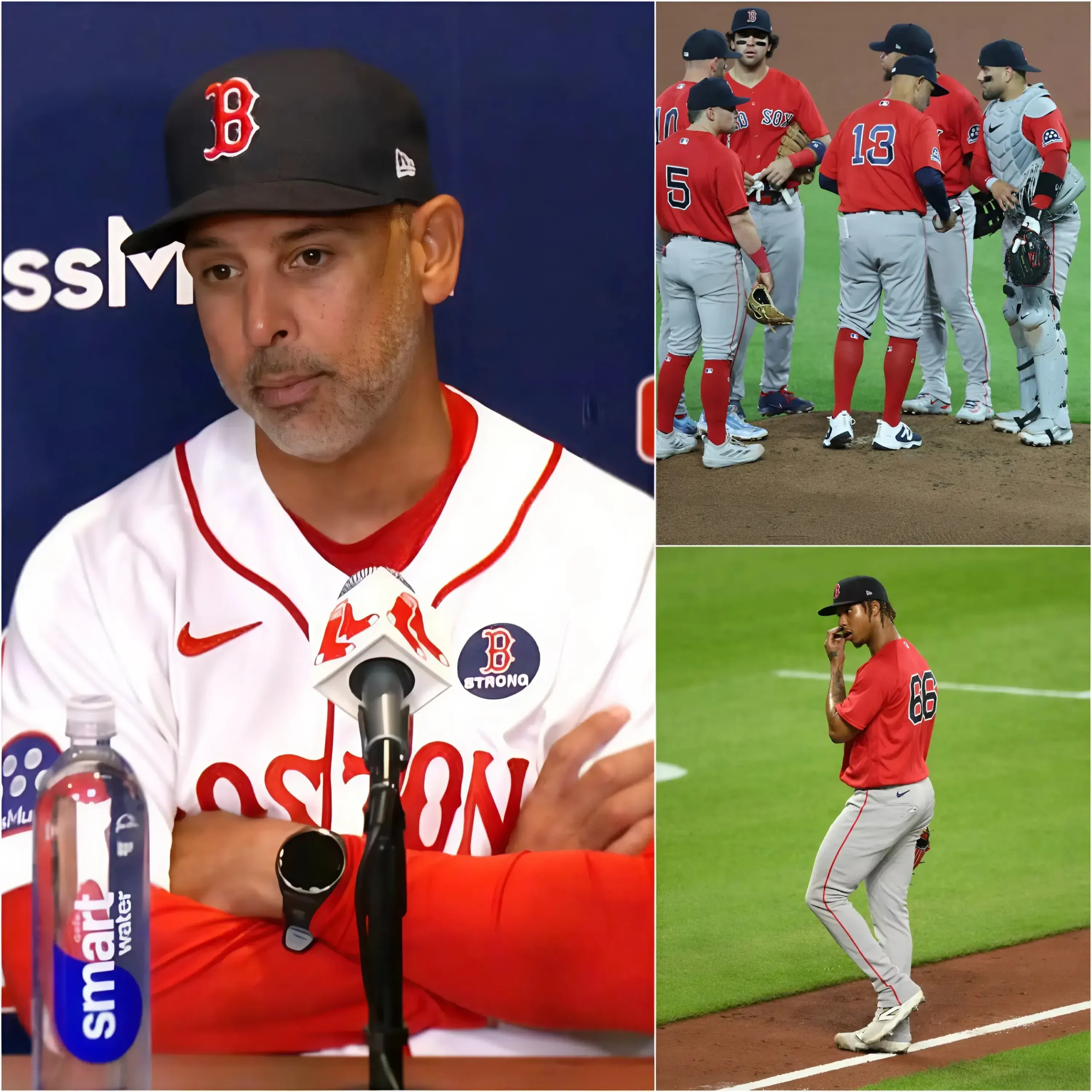 Cover Image for “He’s an idiot, I can’t coach him for another day…” Just 10 minutes after a crushing 3-10 loss to the Baltimore Orioles, coach Alex Cora publicly criticized a player on the Boston Red Sox lineup. He stated that his team had given their all, but it was all ruined by that player’s individual mistakes. He even declared he would never use that player again, much to everyone’s astonishment…