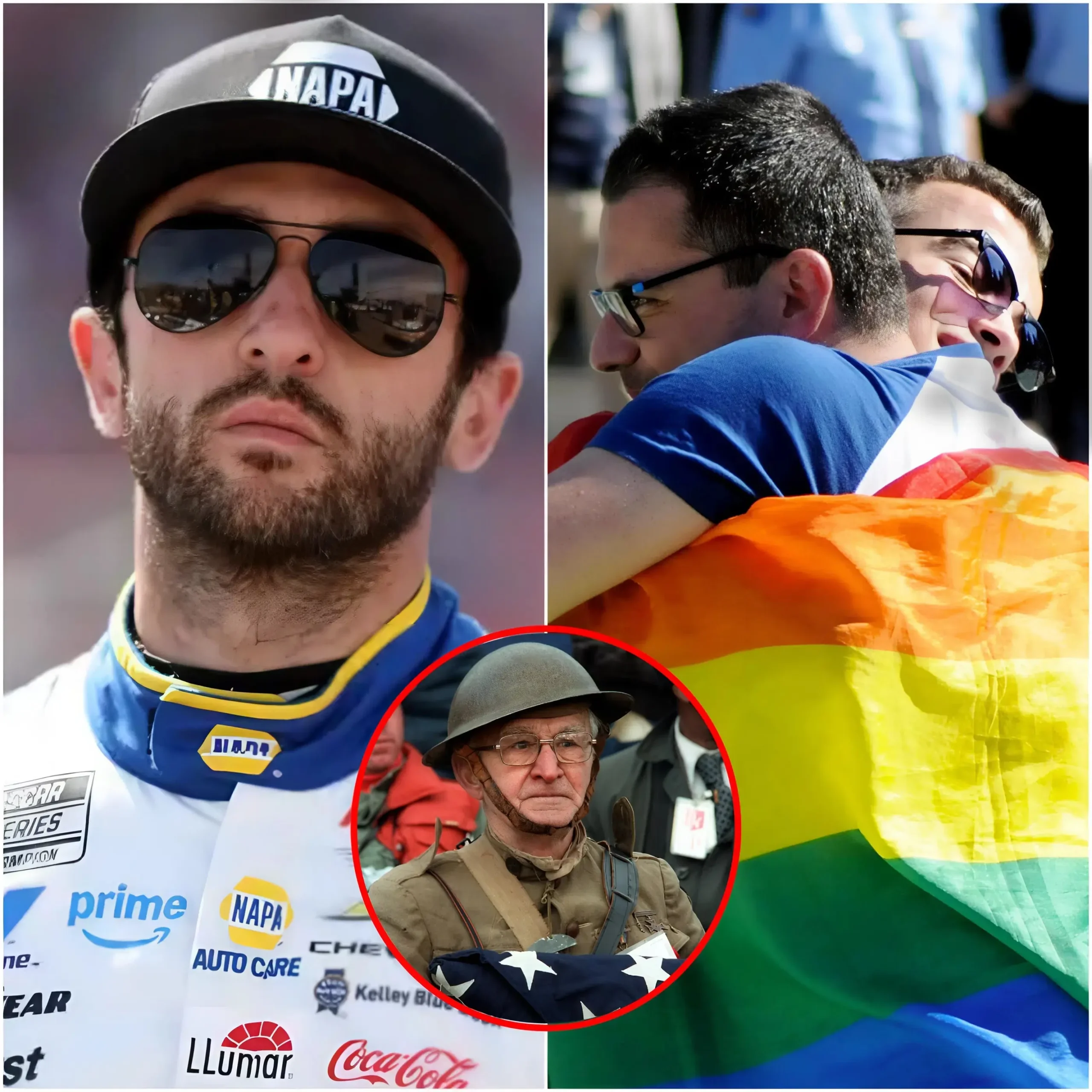 Cover Image for 😱💥 Chase Elliott has proposed permanently removing LGBT Pride Month and replacing it with special ceremonies dedicated to honoring American veterans for their courage, sacrifice, and significant contributions to the country. 🇺🇸🫡