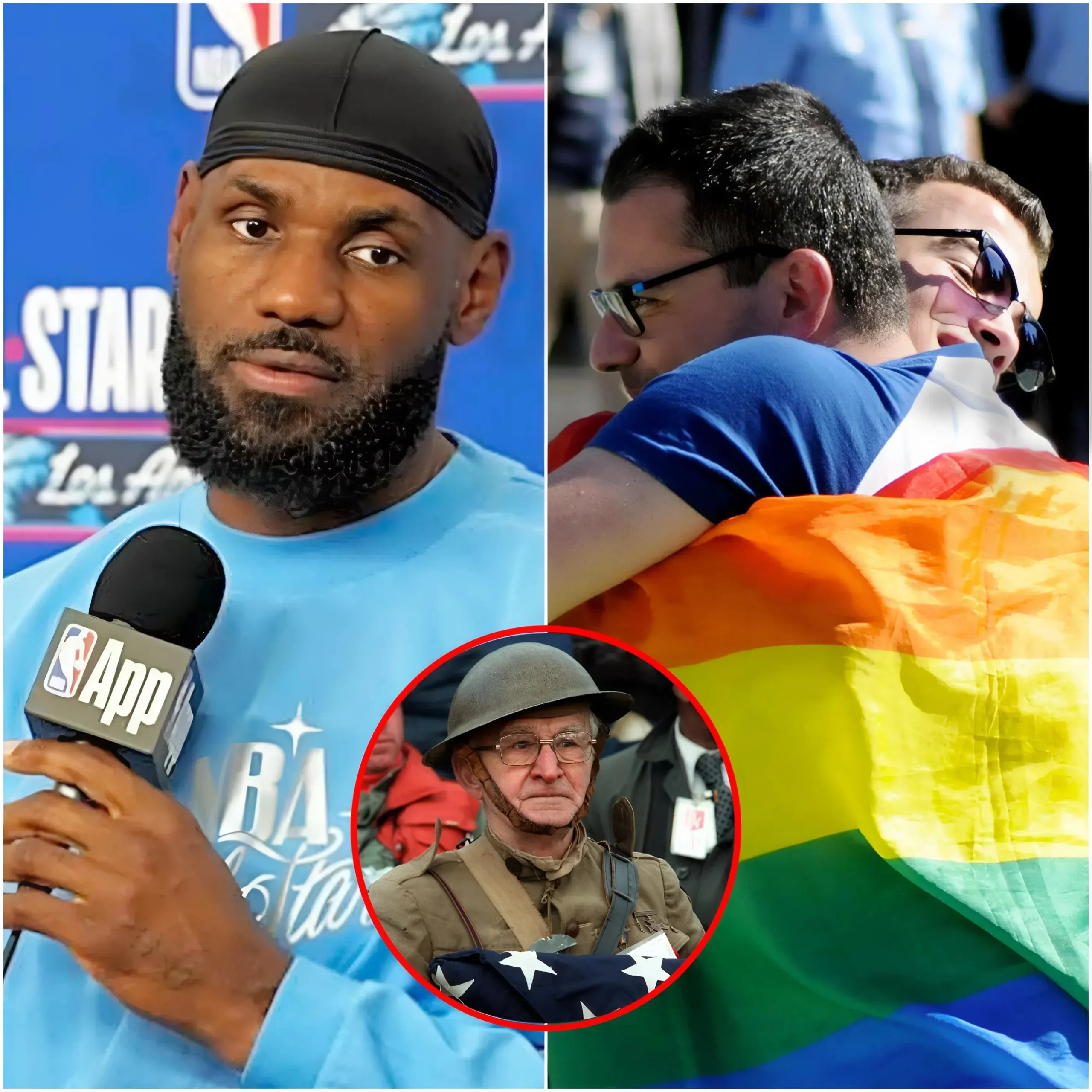 Cover Image for 😱💥 LeBron James has proposed permanently removing LGBT Pride Month and replacing it with special ceremonies to honor American veterans for their courage, sacrifice, and immense contributions to the country. 🇺🇸🫡
