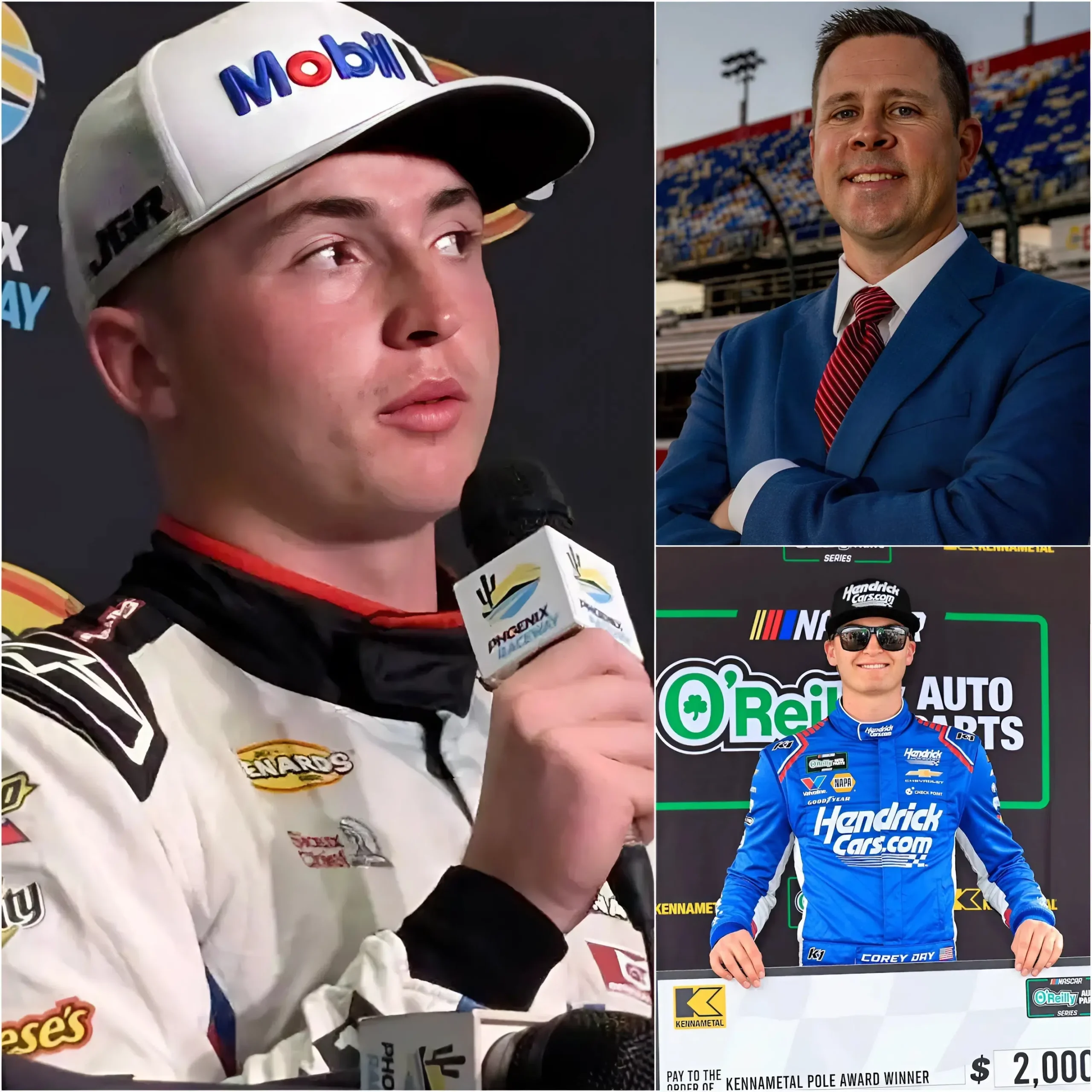 Cover Image for 🚨 “THAT CHEATING BASTARD… INSPECT HIS CAR IMMEDIATELY!” Following his crushing defeat at the 2026 AG-PRO 300 at Talladega Superspeedway, Brent Crews has shattered the silence, publicly accusing Corey Day of a sinister cheating scandal.