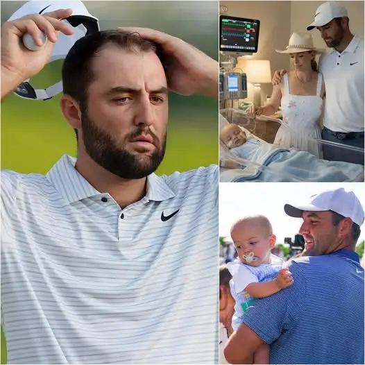Cover Image for 🚨 BREAKING NEWS: “If only I could take his place…” — Scottie Scheffler collapsed during practice after receiving an urgent call about his son, Bennett.