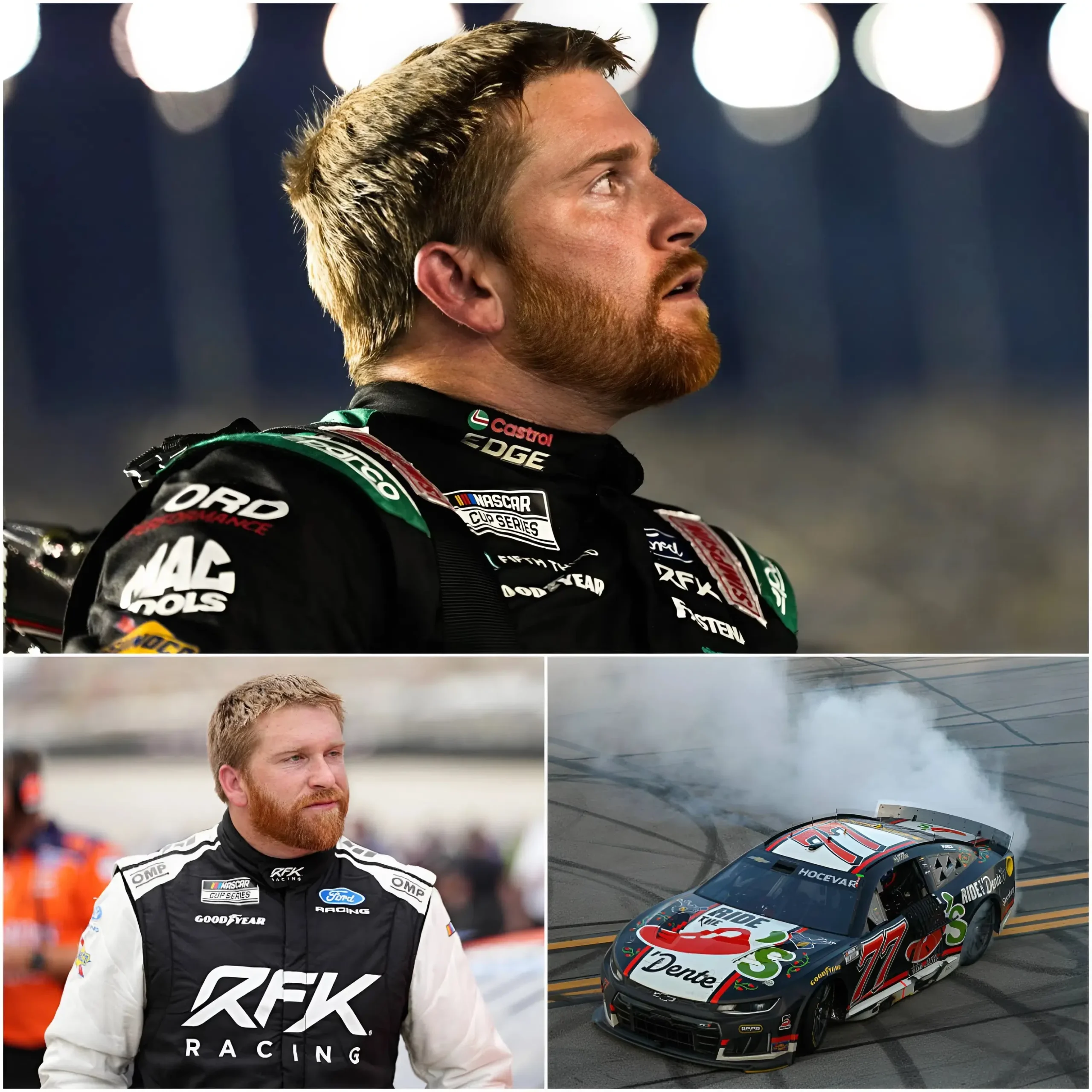 Cover Image for 🚨🔥“YOU WILL PAY FOR THIS FOR THE REST OF YOUR CAREER!”, Chris Buescher roared like a wild animal after discovering a doping device installed on his rival’s bicycle, just before the start of the Jack Link’s 500.