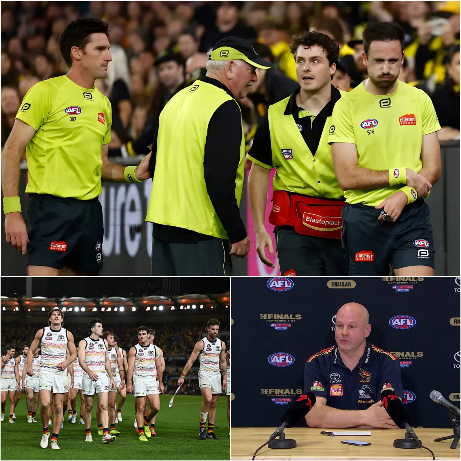 Cover Image for Official statement from the AFL Referees Association (AFLUA) 🔴 Referee Curtis Deboy, who officiated the game between the Brisbane Lions and the Adelaide Crows, has received a new disciplinary penalty in Round 7 following a series of serious errors and “biased” situations involving the apparent denial of opportunities to Adelaide.