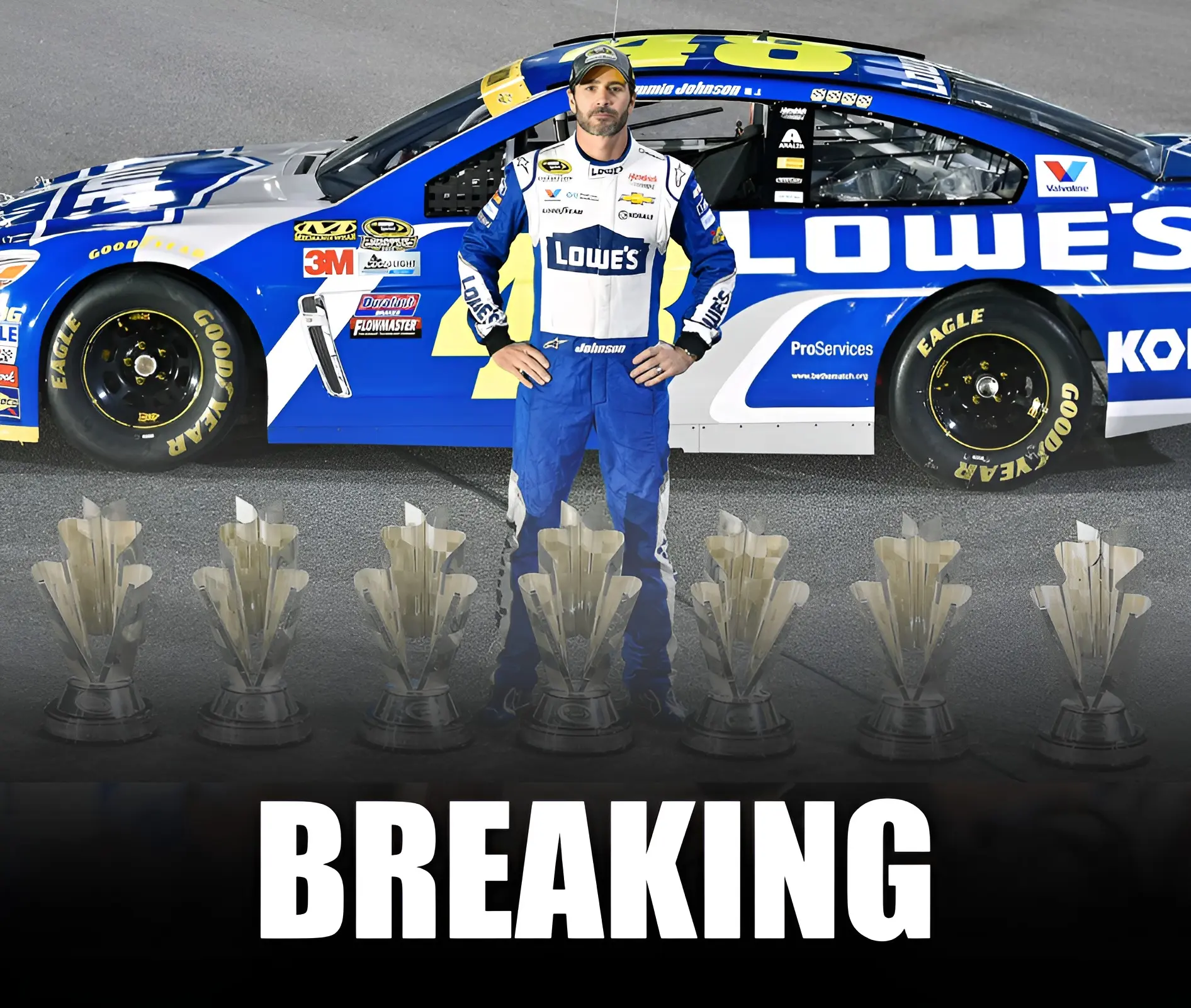 Cover Image for BREAKING NEWS 🚨 Driver Jimmie Johnson has officially brought an end to his racing career after nearly 30 years on the track.