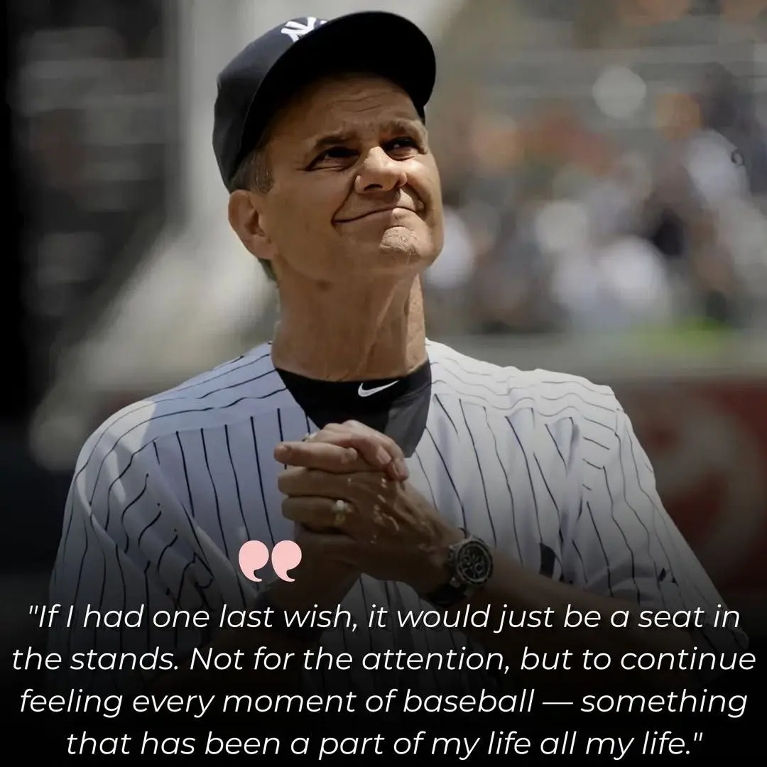 Cover Image for BREAKING: Joe Torre, 85, Reveals Cancer Battle and Emotional Final Wish — “Just Give Me a Seat in the Stands So I Can Keep Watching the Game I Love”