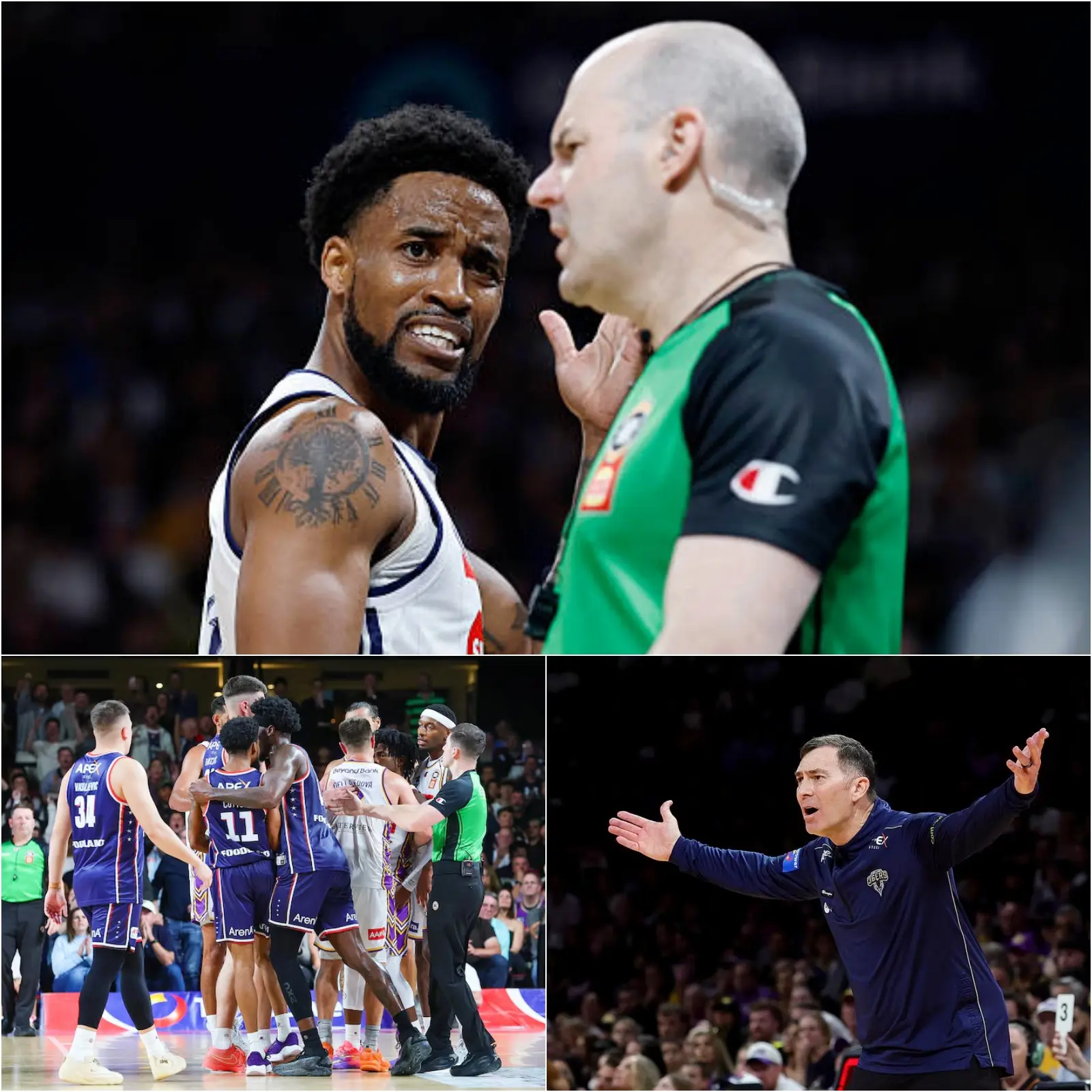 Cover Image for Official statement from the NBL Referees Association (NBRA) 🔴 Referee Michael Aylen, who officiated the game between the Sydney Kings and the Adelaide 36ers
