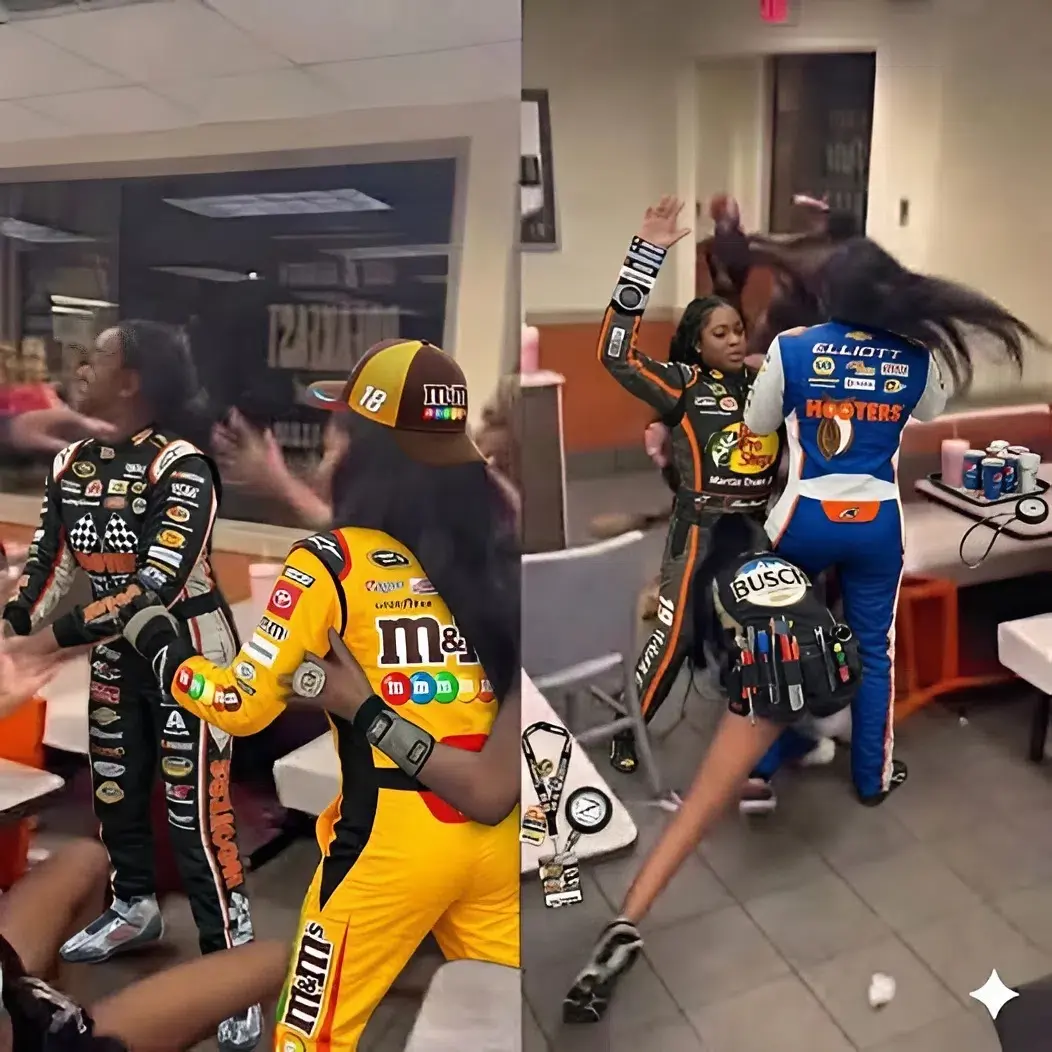 Cover Image for 🏁🔥Chaos erupted inside a Whataburger as the girlfriend of a JR Motorsports star clashed with multiple women, throwing haymakers, ripping clothes and wigs in a wild all-out brawl caught on video footage quickly spread online.