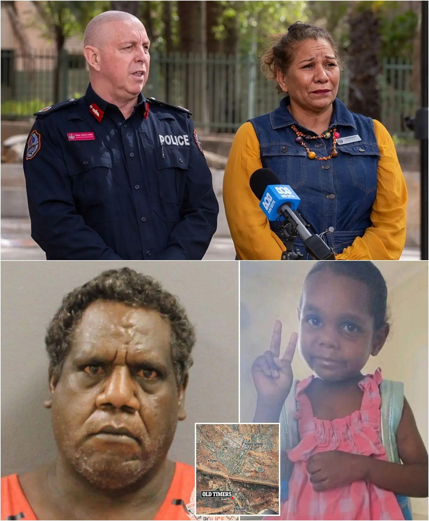 Cover Image for CCTV FOOTAGE REVEALED!!! 💔 After more than two days of anguish and desperate waiting, a mother collapsed in tears as police unveiled the final recorded moments of her missing 5-year-old daughter, Sharon, captured in a remote area of the Northern Territory.