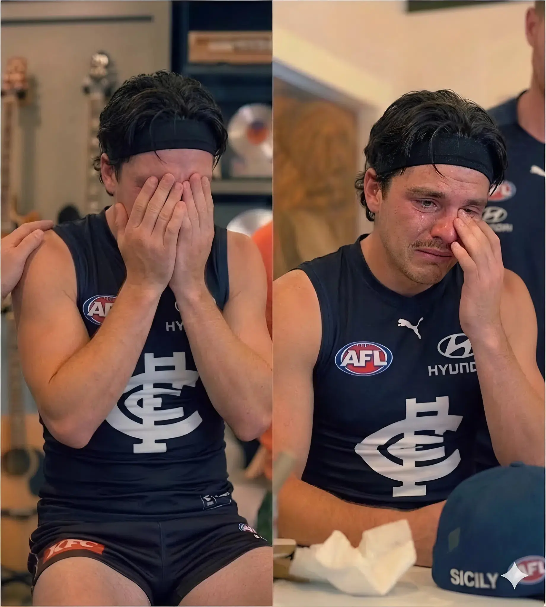 Cover Image for 🚨 10 MINUTES AGO in Melbourne, Australia, Elijah Hollands, currently in hospital, has been confirmed at the center of a shocking development that has sent ripples across the Australian Football League community, leaving fans and experts stunned as the situation continues to unfold…
