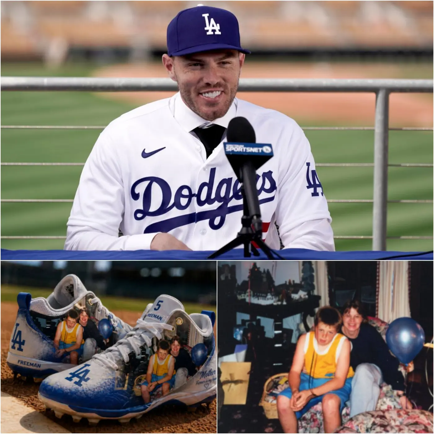 Cover Image for BREAKING: Freddie Freeman silenced the stadium when he took to the field with the Los Angeles Dodgers in special shoes to commemorate his mother, who passed away when he was a child
