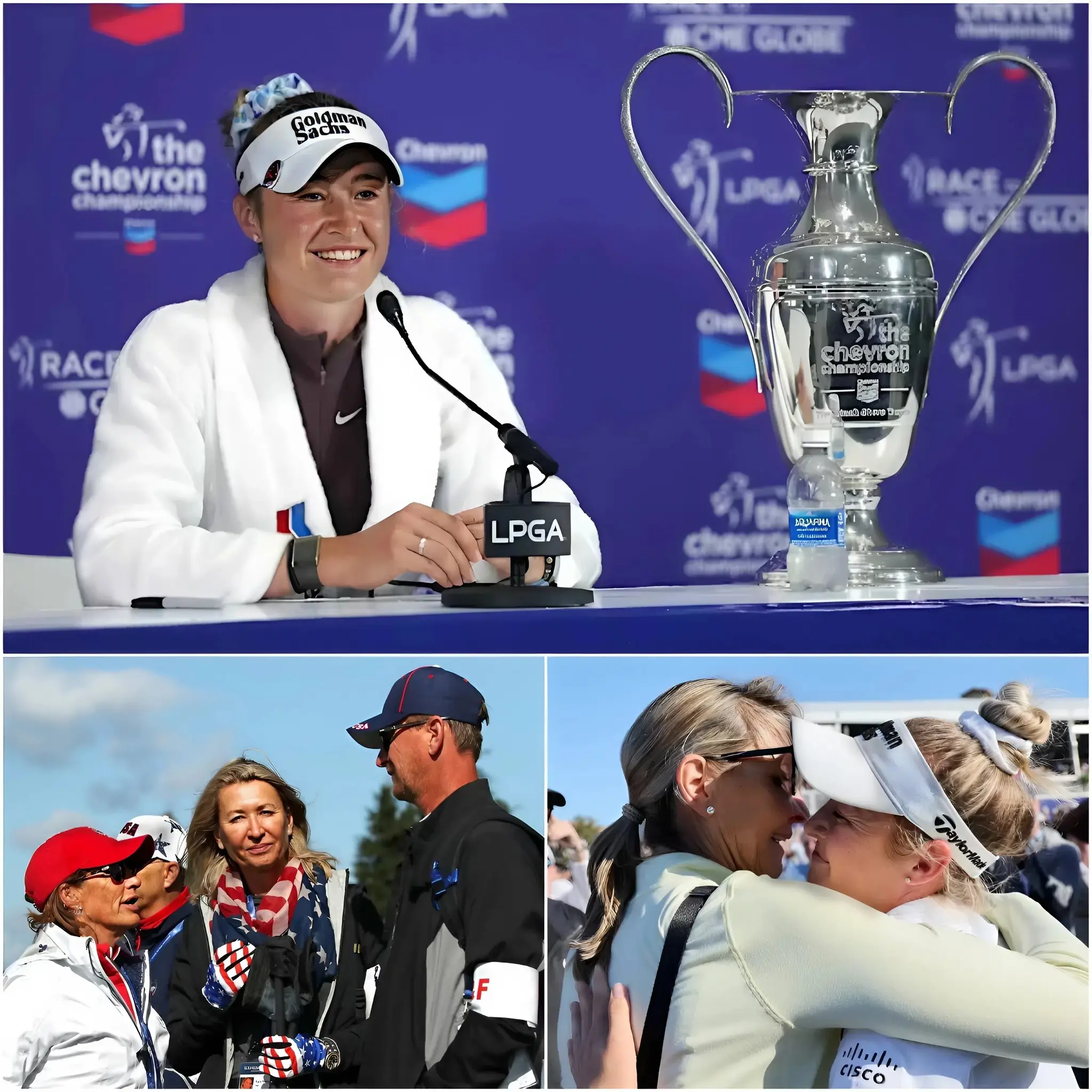 Cover Image for A HEARTWARMING STORY: Nelly Korda is donating half of her prize money from the 2026 Chevron Championship to fulfill her parents’ lifelong dream.