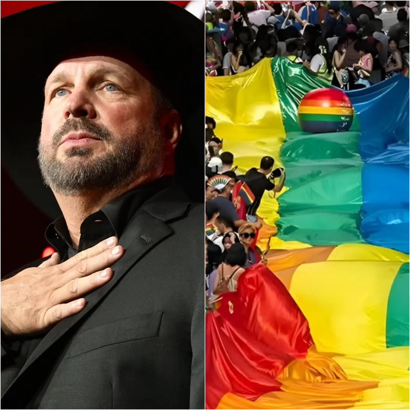Cover Image for 🚨 BREAKING NEWS: Garth Brooks Sparks Backlash After Declaring He Won’t Celebrate Pride Month Public figure Garth Brooks, widely recognized for his candid and unfiltered communication style, has ignited a wave of controversy after announcing that he will not participate in Pride Month this June.