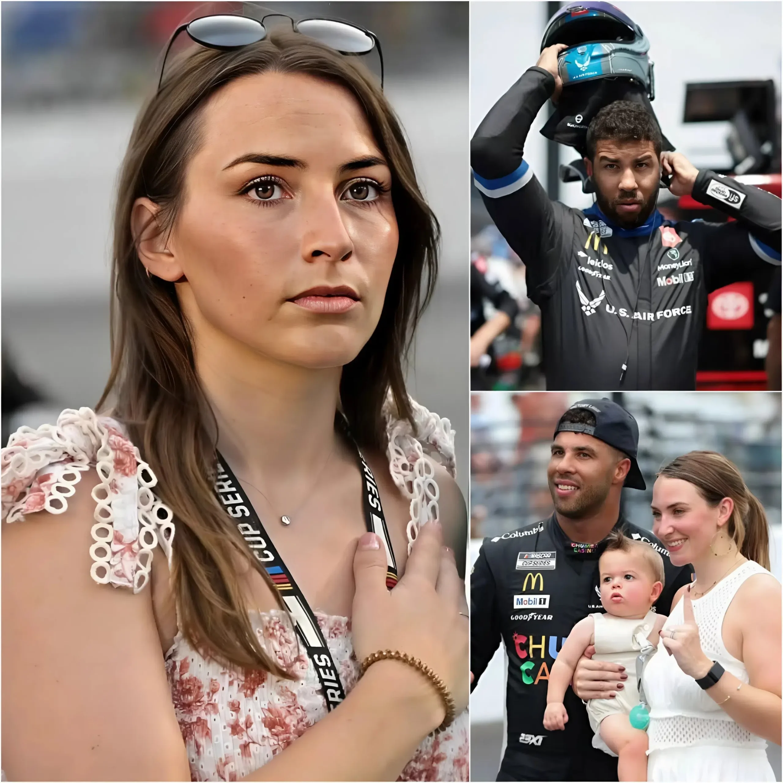 Cover Image for 🚨 BREAKING NEWS: The wife of Bubba Wallace, Amanda Wallace, has broken her silence and shared an emotional update about her husband’s condition following a series of disappointing results in recent races.