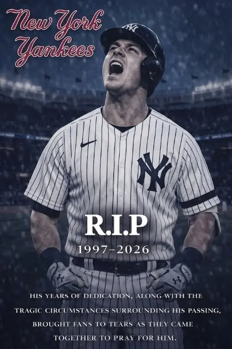 Cover Image for 🚨 SAD NEWS: 30 MINUTES AGO – The former New York Yankees star has passed away at the age of 28 after being shot while attempting to break up a fight at a bar, leaving behind his newlywed wife and 3-year-old child. His passing has deeply saddened the New York Yankees community and fans everywhere.