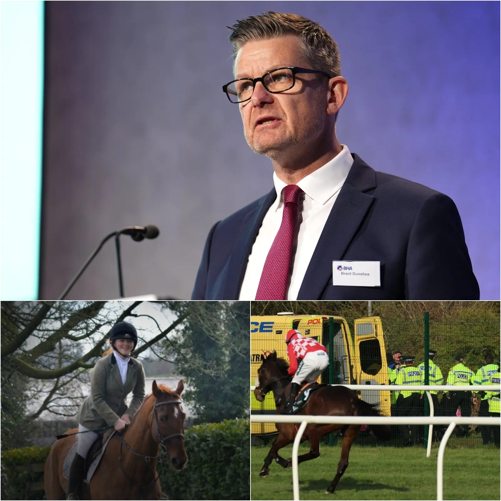 Cover Image for THE CASE REVEALED: 30 minutes ago! The BHA recently released shocking evidence to the equestrian world regarding the murders of jockeys with the intention of controlling the betting industry.