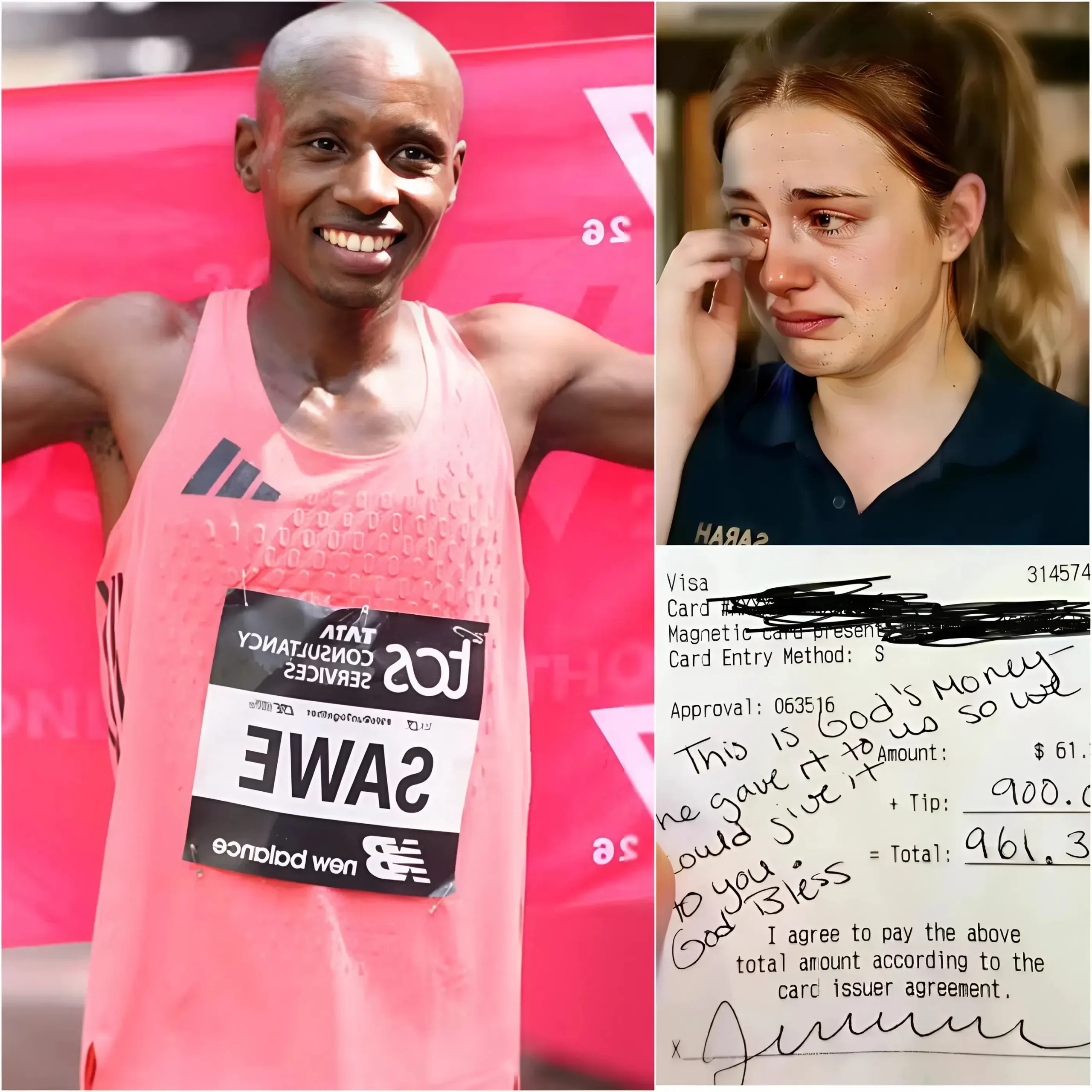 Cover Image for ✨ Sera—a 22-year-old waitress at a small family diner in Kenya—was completely unaware that the dashing, composed man she was serving was, in fact, Sabastian Sawe: one of the track and field world’s brightest rising stars.