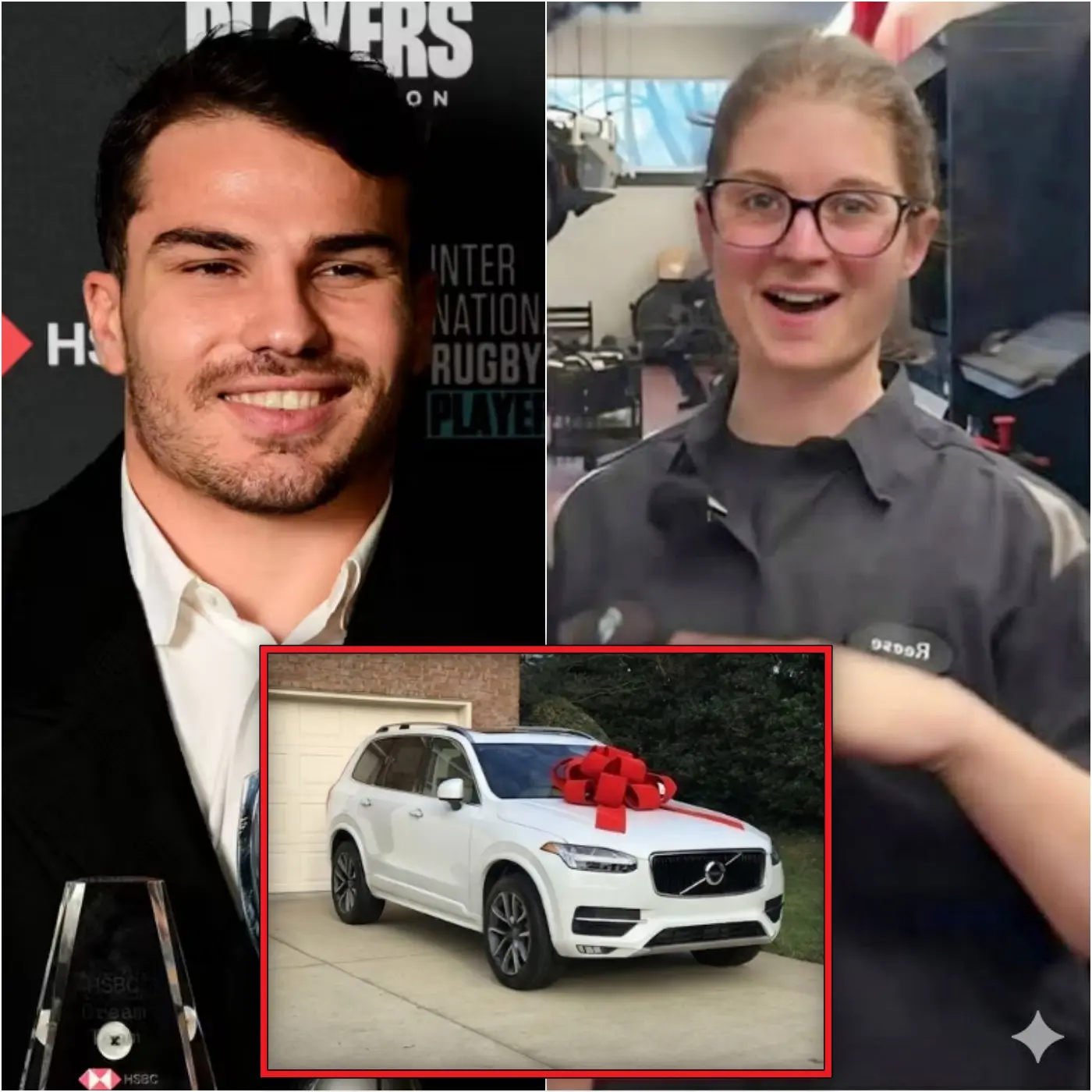 Cover Image for Un agent d’entretien du stade du Stade Toulousain porte secours à Antoine Dupont après un incident survenu tard dans la nuit — le lendemain, un SUV blanc se gare devant chez elle ! 🏉🚗