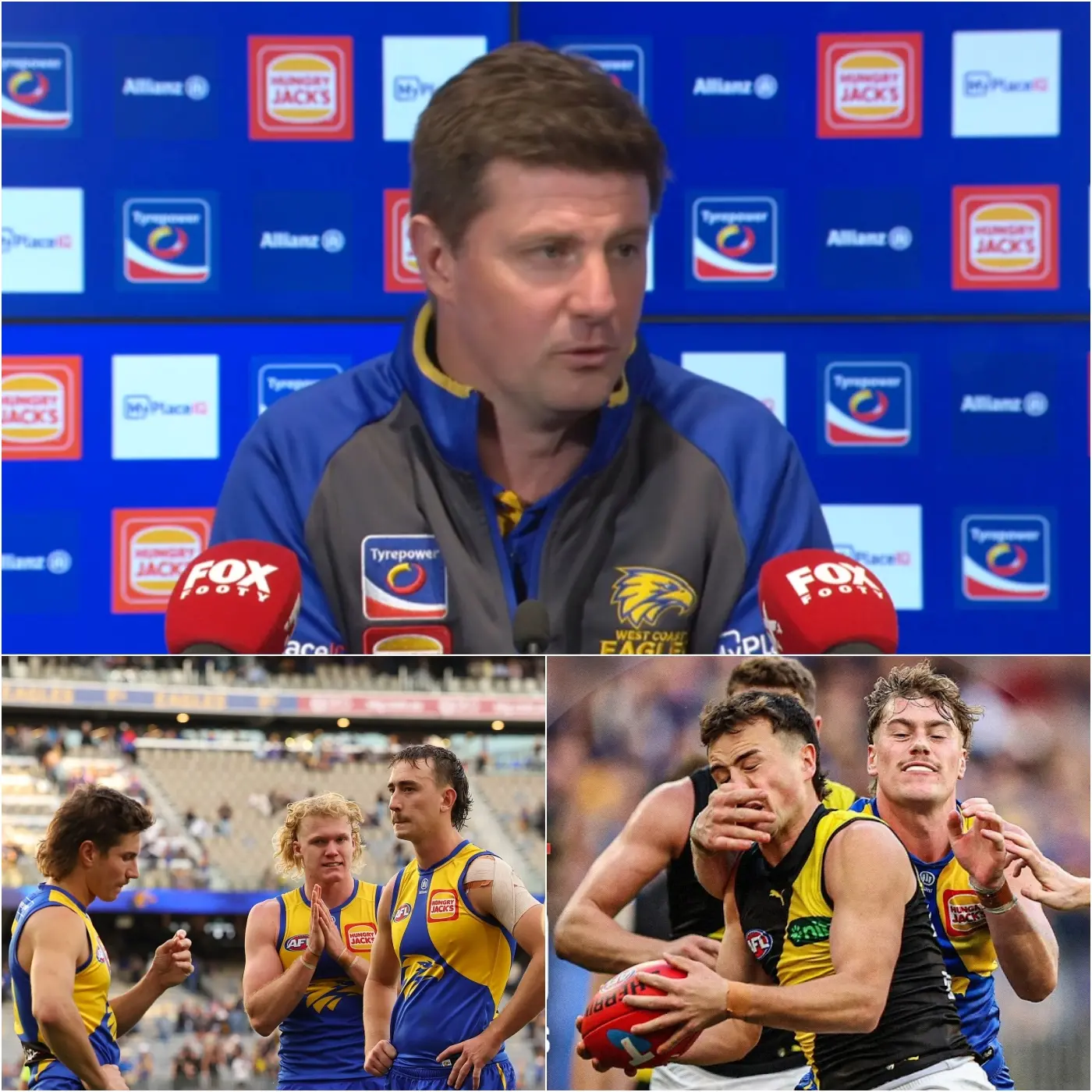 Cover Image for Following the 88-99 loss to the Richmond Tigers, senior coach Andrew McQualter officially announced the permanent removal of a player from the team, stating that the player would never be called back under any circumstances