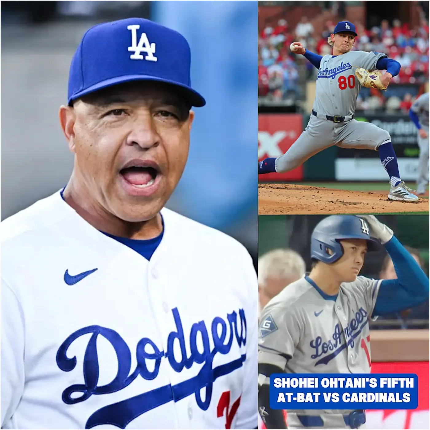 Cover Image for 🚨“THIS WILL BE THE LAST TIME I GIVE HIM A CHANCE TO PLAY.” Coach Dave Roberts officially announced the resignation of a Los Angeles Dodgers player after two disastrous losses against the St. Louis Cardinals, stating that the player will never be selected for the team again under any circumstances