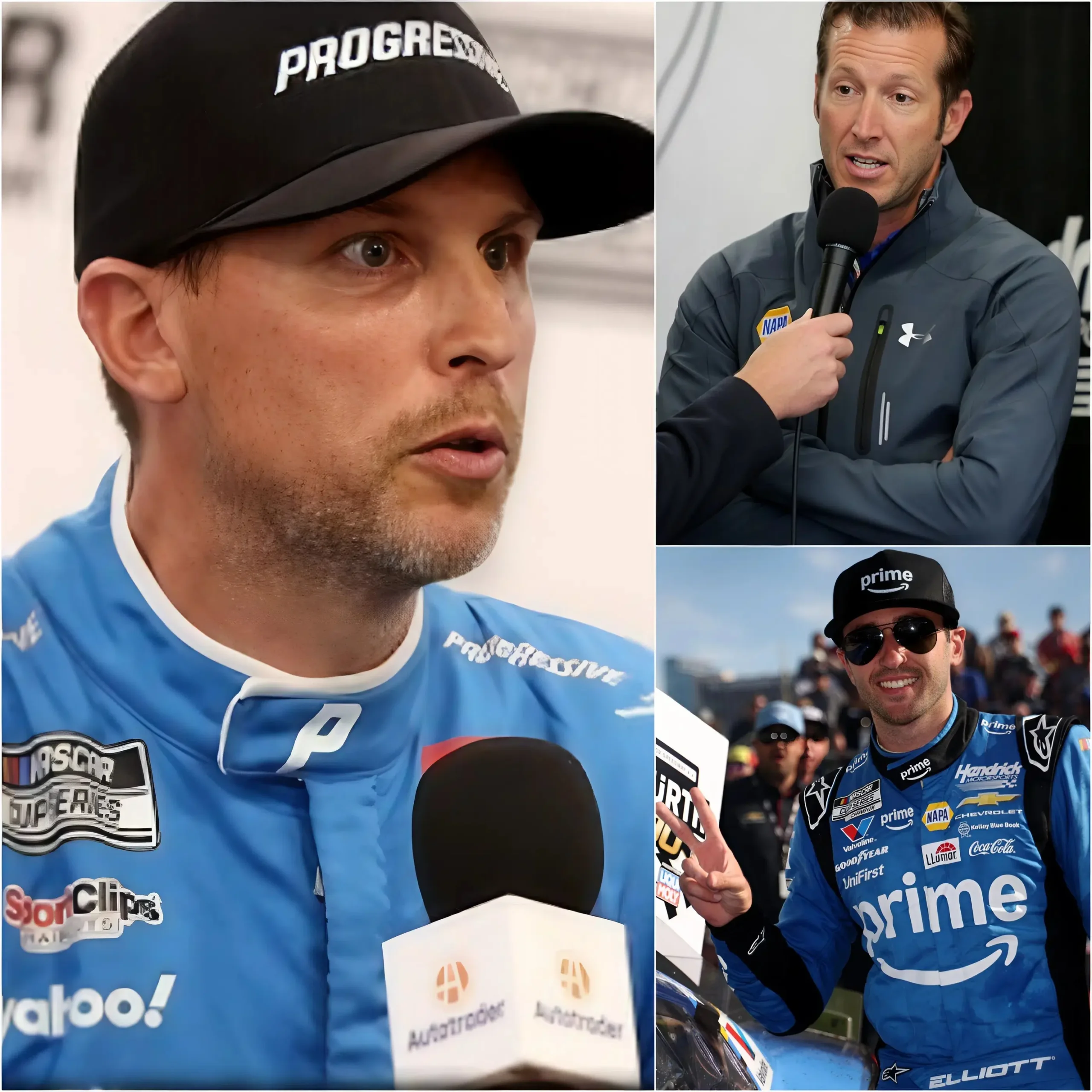 Cover Image for 🏎️ BREAKING NEWS: Denny Hamlin has caused a stir on social media by claiming that Chase Elliott’s victory at the Würth 400 presented by LIQUI MOLY was due to luck and favoritism from the ATP and the officials. Crew Chief Alan Gustafson immediately responded with just five words, leaving driver “Hurricane Hocevar” speechless.