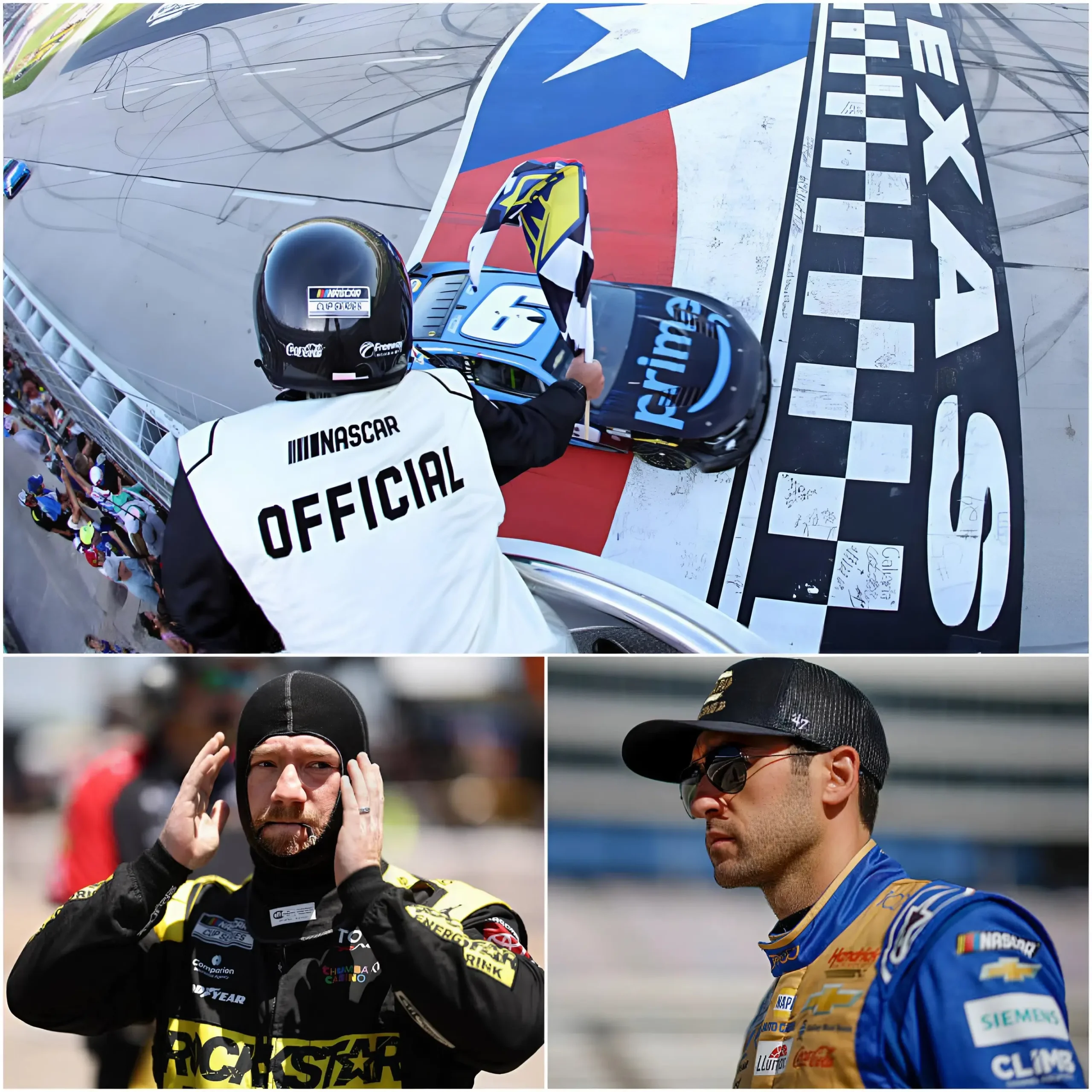 Cover Image for 🛑 SHOCKING NEWS: Tyler Reddick has unexpectedly submitted an official request to the NASCAR governing body, proposing a special inspection of Chase Elliott’s car immediately after the Würth 400 race.