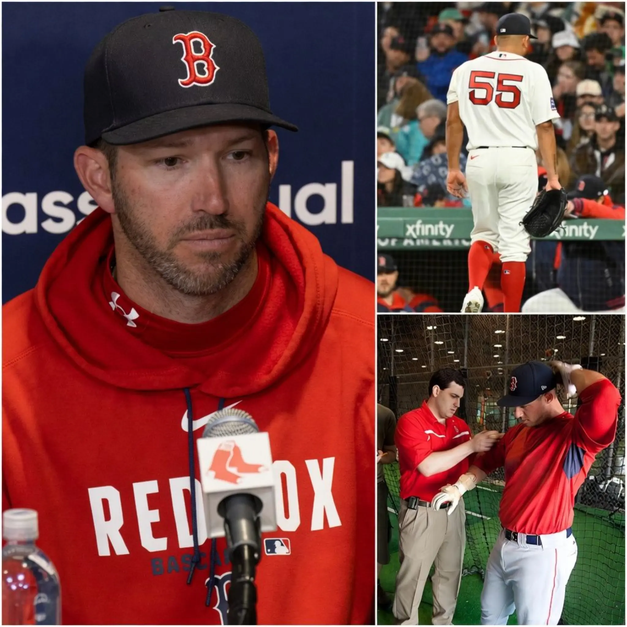 Cover Image for 💔 BREAKING: Just 30 Minutes Ago Boston Red Sox interim manager Chad Tracy has provided the latest update on pitcher Ranger Suárez’s injury.