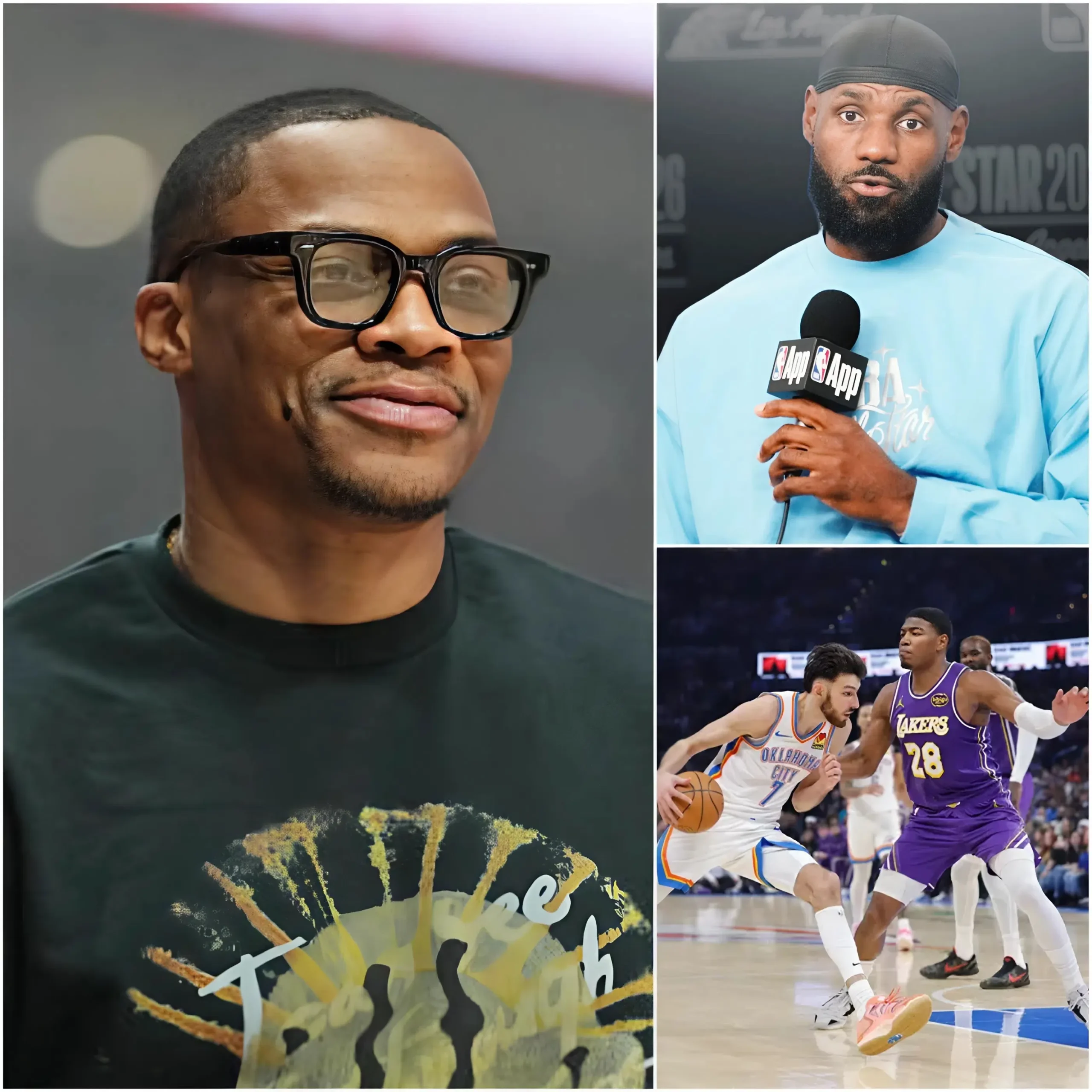 Cover Image for 🚨🏀 “Los Angeles Lakers ARE NOT AT THE SAME LEVEL AS Oklahoma City Thunder” – a controversial statement from Russell Westbrook ahead of the matchup against the Los Angeles Lakers. Russell Westbrook openly claimed that the Lakers had no chance of beating the Oklahoma City Thunder, even providing three reasons to support his opinion.