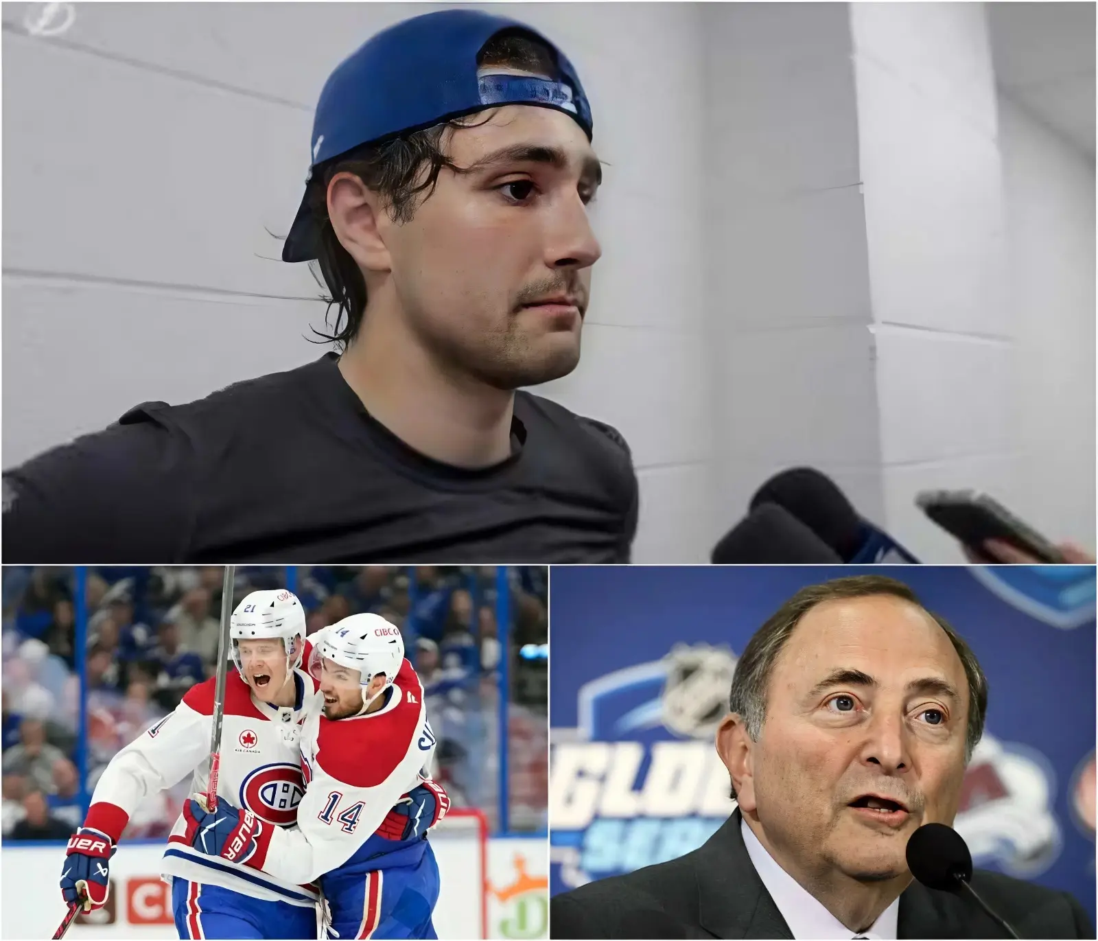 Cover Image for “If you want the Montreal Canadiens to win at all costs, just give them the Cup and don’t force us to play more pointless games.” – Dominic James