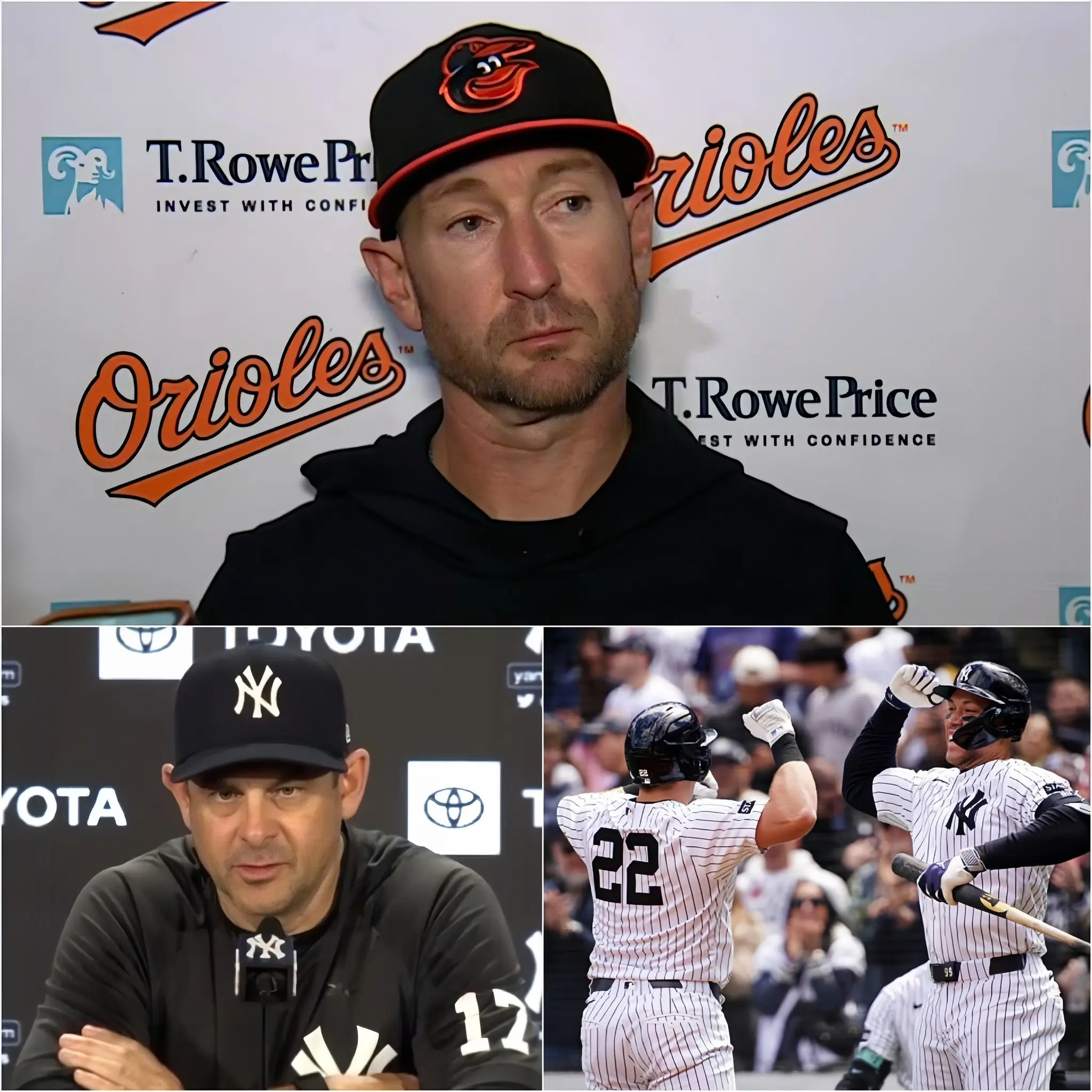 Cover Image for “GET OUT OF HERE, YOU CHEAT!” Craig Albernaz erupted after the Baltimore Orioles were swept by the New York Yankees, accusing them of sign-stealing and claiming there were “clear patterns”